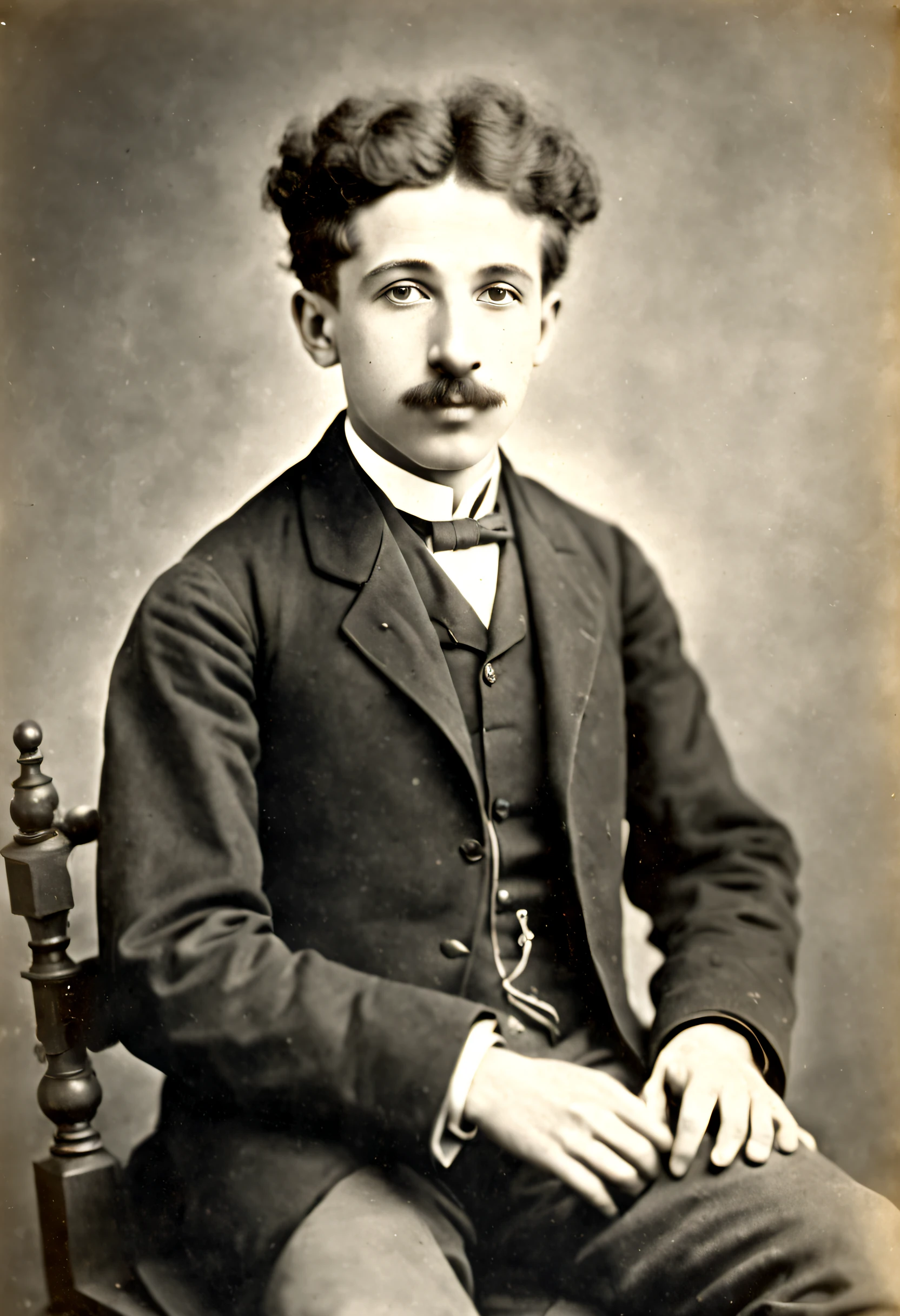 einstein as a teenager in 1895