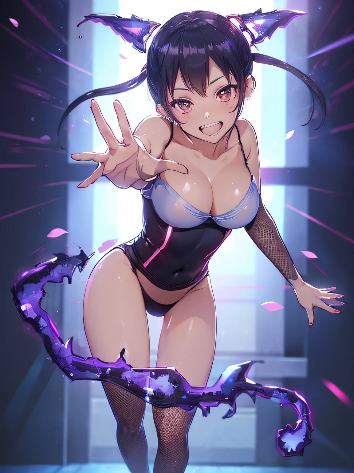 (Anime style),Masterpiece, Best Quality, Ultra-detailed, Brilliant brilliance, glowing light, Ray Tracing, HDR, Def fields, (a perfect face, Detailed Face, A detailed eye),(medium boobs:1.2),8K,HD,ultra realistic face,Ray Tracing,perfect lighting,Best Quality, Ultra-detailed, shiny eyes, (looking a viewer,Sensual smile:1.1), ((1girl)), (gyaru, mature female:1.4),hour glass_Body shape, sailor,hairlong,((Gradient hair)),colorful eyes, gradient eyes, (glowing eyes:1.1), mascara, (fashionable makeup), parted lips,upskirt, Shirt, Jewelry, school uniform, white shirt, pleated skirt, earings, tie, Choker, grin, A bracelet, Blue skirt, plaid,black choker, plaid skirt, piercing, ear piercings, bright pupils,tied shirt, beaded bracelet, ((school, School Gates, Cherry trees, cherry blossoms, Flying petals)),Complex background,((super detailed background)), Sensual postures((Wallpaper 8K)), ((8k wallpaper)) ,