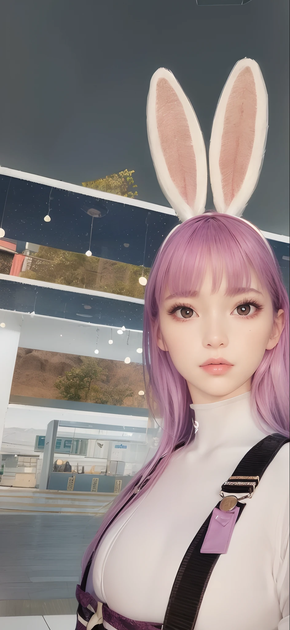 top-quality,ultra-detailliert,masterpiece,realisitic,Photo Real,Bright lighting,1 girl in, an extremely beautiful -yeld gi (kawaii:1.2),Thin smile, (Brown eyes),(brown haired),(bangss),perfect glossy skin,flawless skin,((erotick,Sexy and sexually explicit)),((accurate hands without incongruity)), large full breasts,big breasts thin waist, Look at viewers,((a sailor suit)),((Short sleeve uniform white shirt)),(red necktie),(Blue Mini Pleated Skirt),(((skirt lift by yourself))),(lifted by self),(Showing panties),panties on,panties focus,((Sit up,spread legswide)), sockes, (Black knee socks),(Loafer shoes), during daytime,On the train,Horizontal long seat with your back to the window