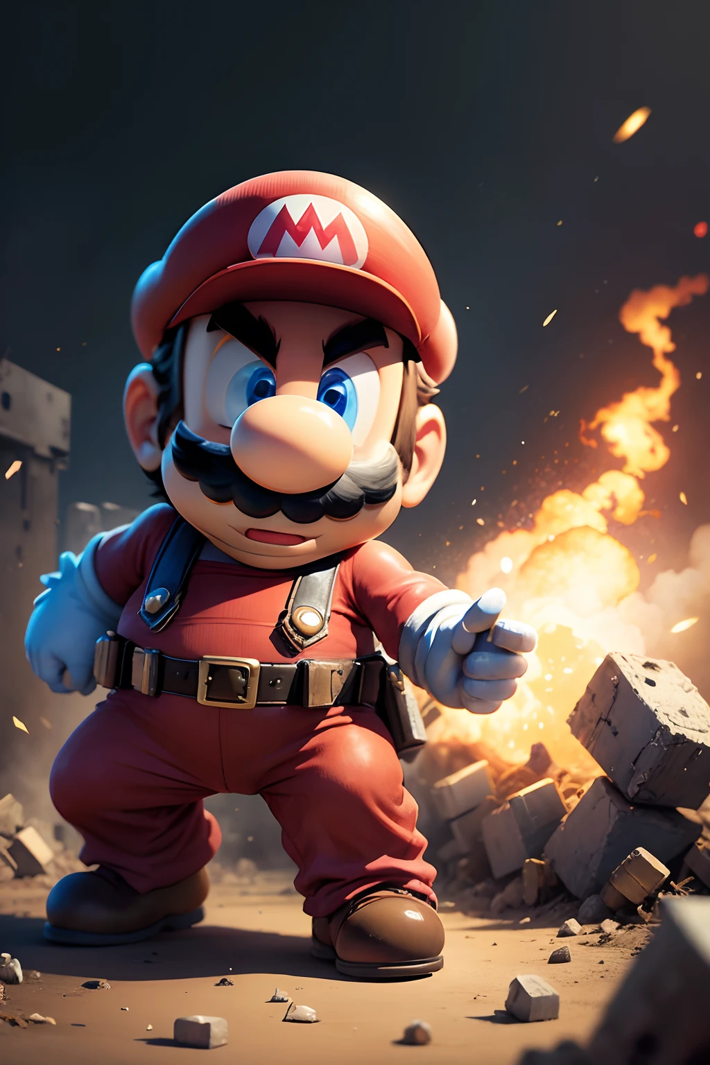 Mario, on war, Solo
