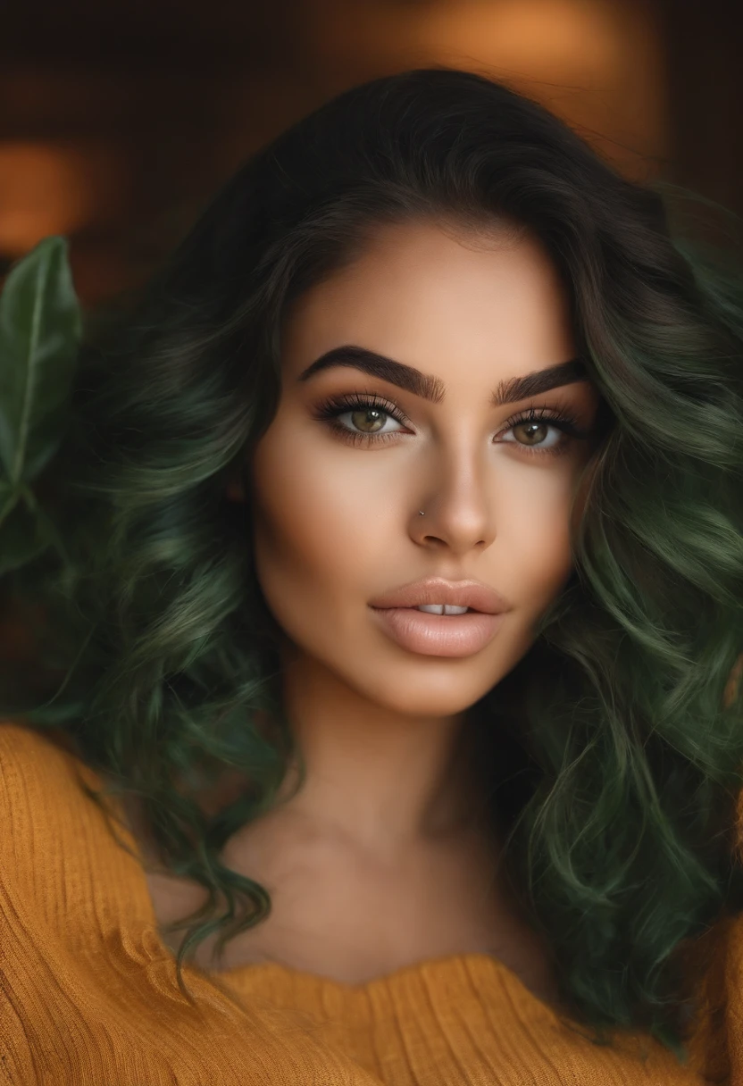 mulher arafed com seios grandes, menina sexy com olhos verdes, Retrato Sophie Mudd, cabelos castanhos e olhos grandes, selfie de uma jovem mulher, Olhos do quarto, Violeta Myers, sem maquiagem, Looking directly at the camera, Rosto com ArtGram, maquiagem sutil, Impressionante tiro de corpo inteiro, olhos verdes penetrantes, beautiful angle, menina bonito, imagem de corpo inteiro, corpo inteiro, Tiro de corpo inteiro, Deusa morena, High detail, pose sexy, boate, partido, fun, sorriso perfeito, 18 anos