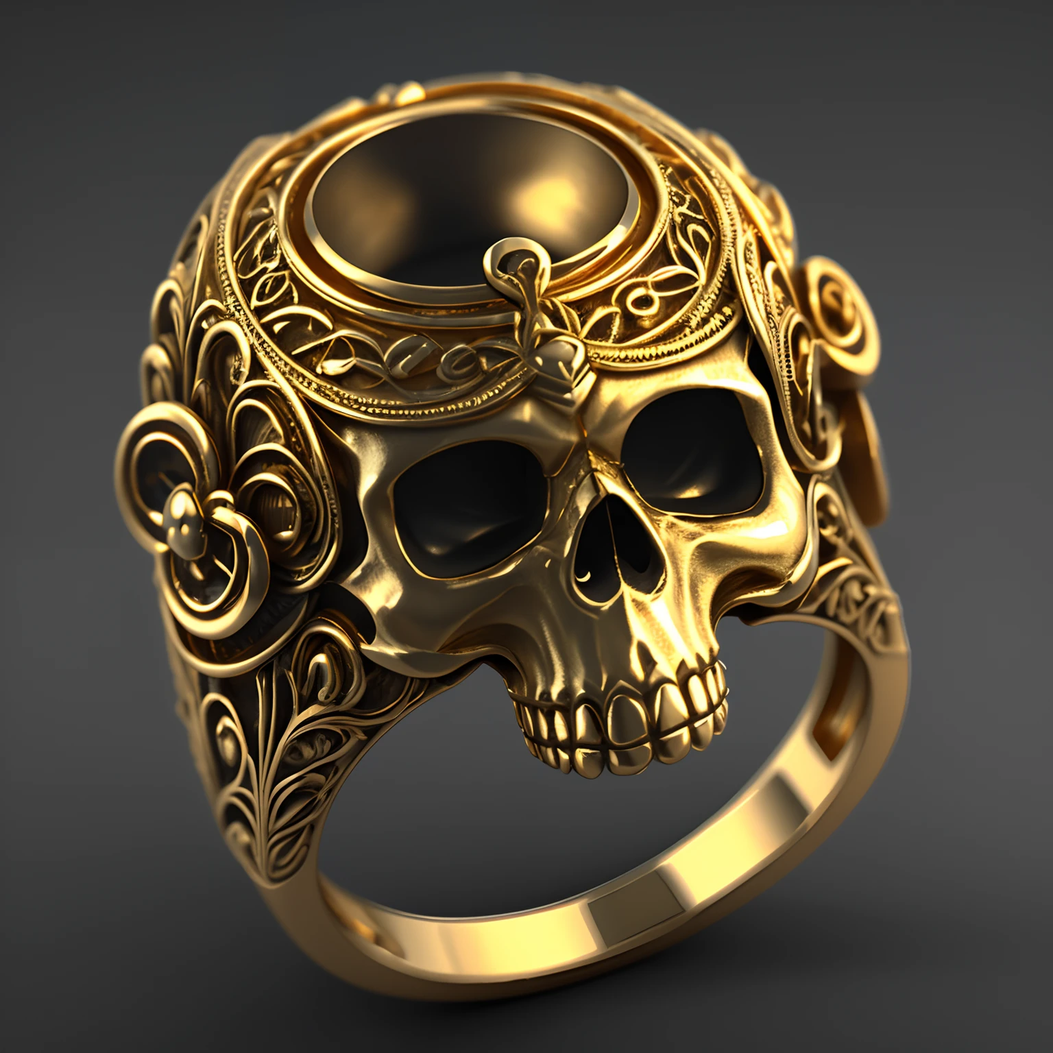 Role-playing game (RPG) style fantasy ring with the stone, (masterpiece, top quality, best quality, official art, beautiful and aesthetic:1.2), (photorealistic, ultra realistic 8K CG), raw photo, photo:1.5, realistic:1.5, photorealistic:1.5, ultra highres, 8K, texture skin, highest detailed, extreme detailed, 8K wallpaper, colorful
(dark magic), (grim), (intricate details), (hyperdetailed), 8K hdr, high detailed, lot of details, high quality, soft cinematic light, dramatic atmosphere, atmospheric perspective
(focus on), . Detailed, vibrant, immersive, reminiscent of high fantasy RPG games,With skull