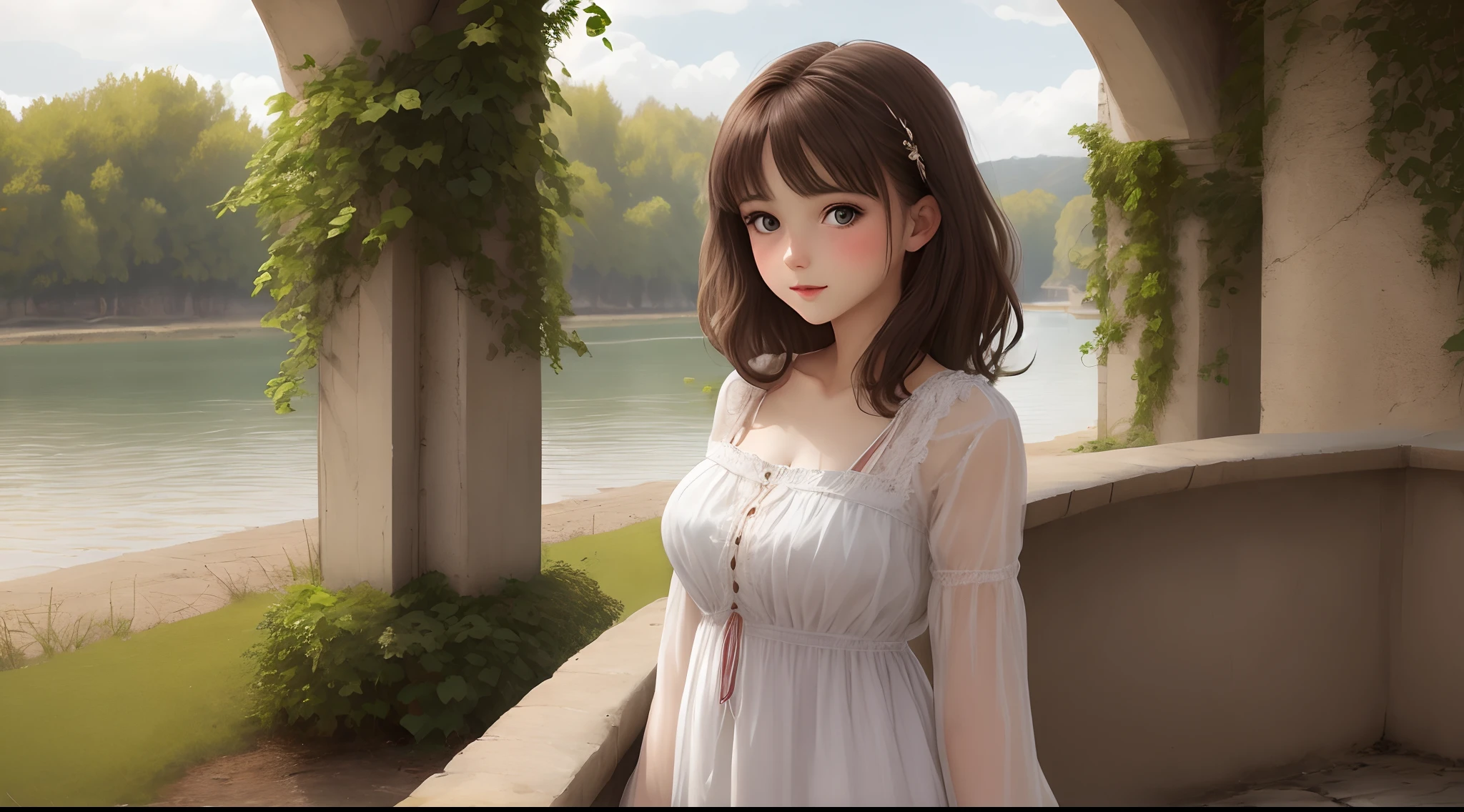 Jeune fille brune
