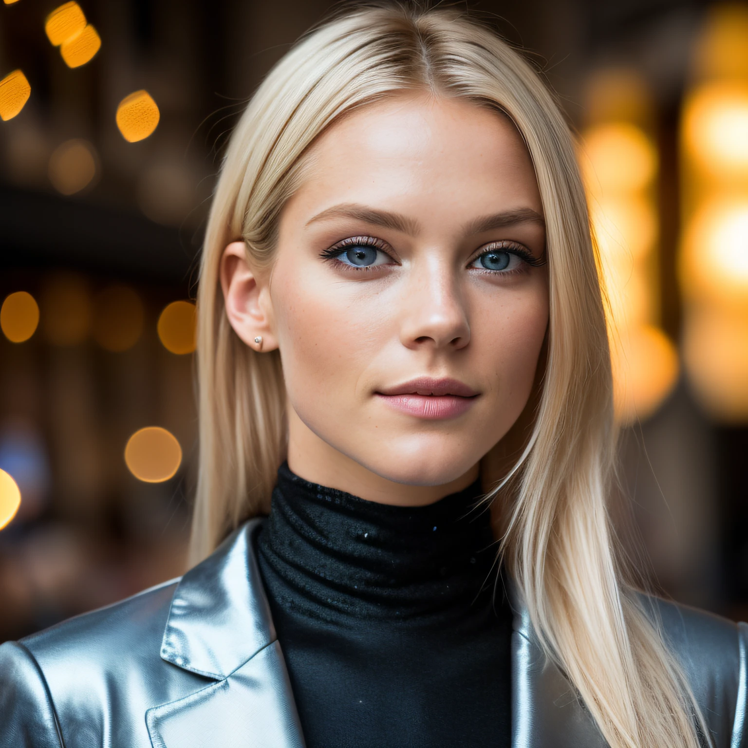 (Lateral angle, corps entier entier), Watch a presentation on the table, RAW UHD portrait photo of a 24-year-old blonde (Black sequined leggings), (Encolure), specifics (Tissu! , Cheveux! , Briller, Couleur!! , disadvantages: 1.1), Bright eyes with a high level of detail, SLR lighting, Appareil photo reflex mono-objectif, ultra quality, re sharpness, profondeur de champ, Filmkorn (Milieu), Fujifilm XT3, Limpide, Rahmenmitte, beau visage, mise au point nette, lanterne, Neonbeleuchtung, Bokeh (dimly lit), Nuit, (Ciel nocturne), Detailed skin pores, peau grasse, Coup de soleil, Complex eyesDetails, corps entier entier, regarde la camera, blonde au yeux bleu