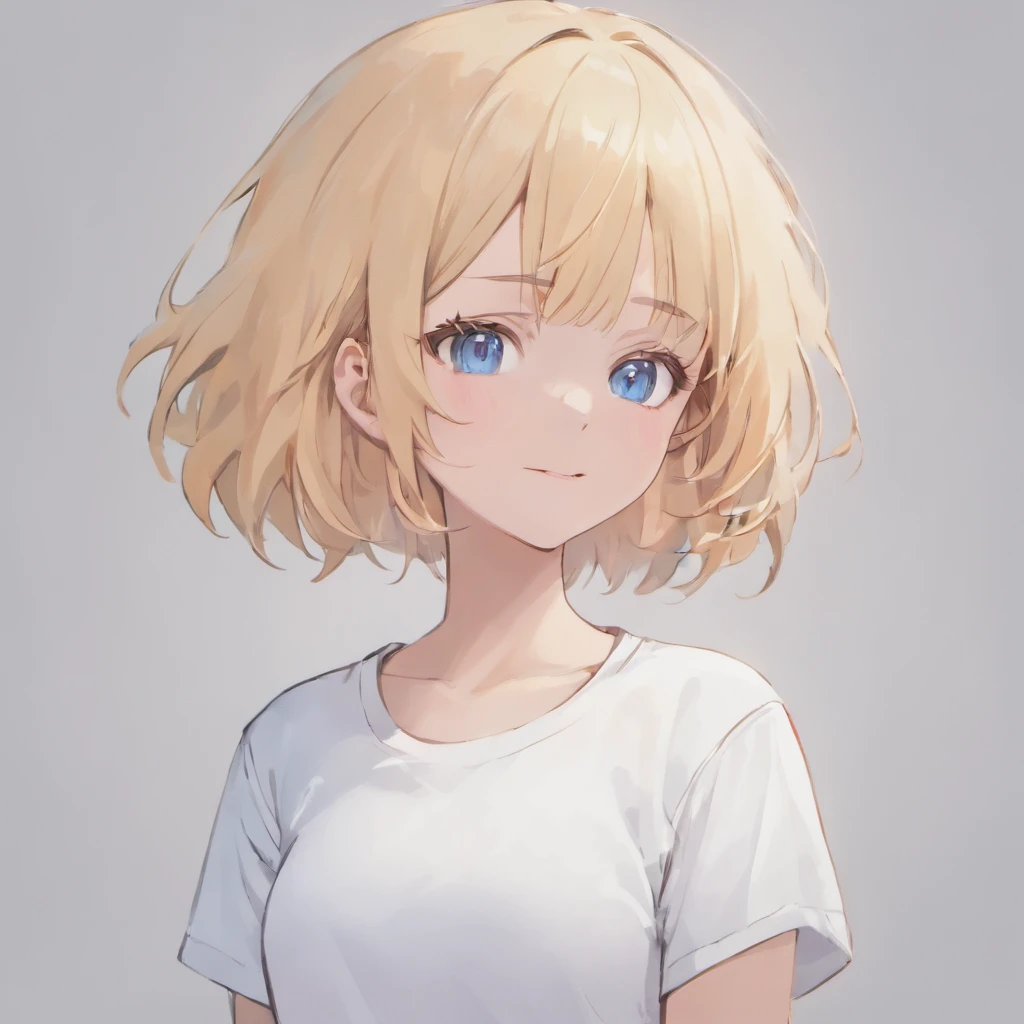 (photo: 1.3) af (realism: 1.3), (((white t-shirt))), super high resolution, (realism: 1.4), 1 girl, female avatar, soft light, black hair, smile, Facial focus, (( (white T-shirt))), cheerful, smiling, (short hair lady),, young, confident,, ((solid color background)), (((blank background))), high definition, details, perfect picture ,Movie quality,Ultra HD,female head portrait,beautiful girl,young and beautiful,exquisite face,elegant and luxurious