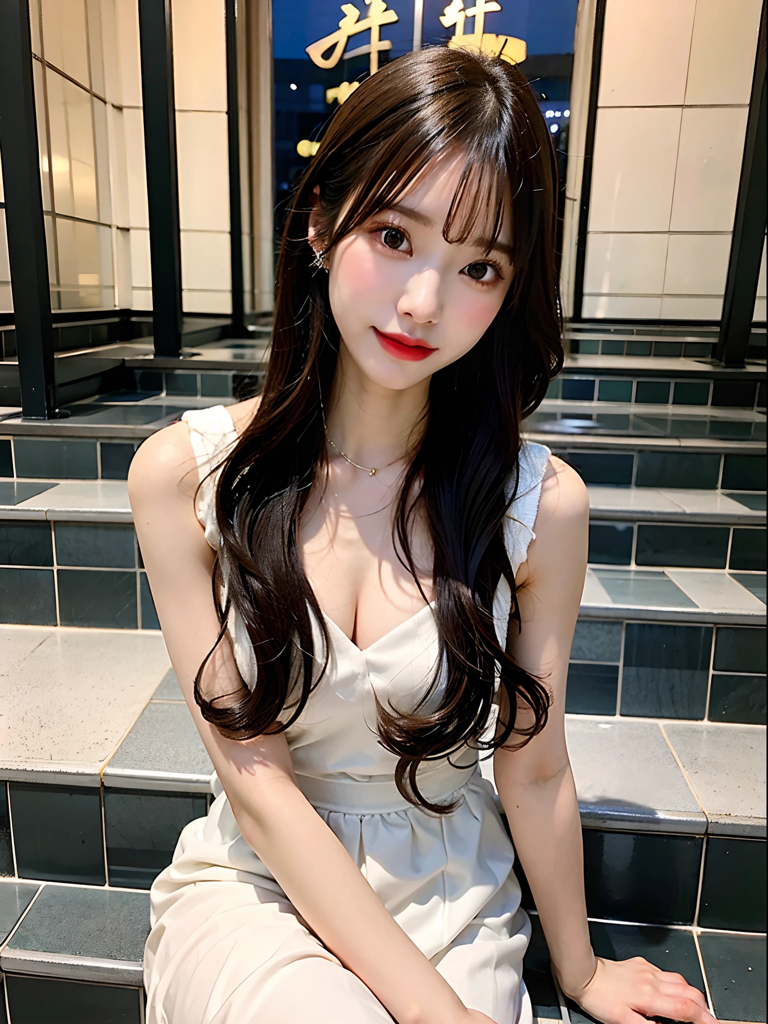 highest quality,live-action,whole bodyが映る、To the tips of the feet、model standing、fine skin,beautiful breasts, long brown hair, 8K highly detailed face, perfect face shape,absolutely perfect lips,whole body、 beautiful body line,Cumming face(1.5),perfect nose、beautiful eyes,erotic expression,masterpiece, beautiful girl,Japan female, 26 years old,look up,face of shame、cool beauty、skirt、visible from head to foot、long legs、Are standing、Take a picture of your feet、perfect fingers