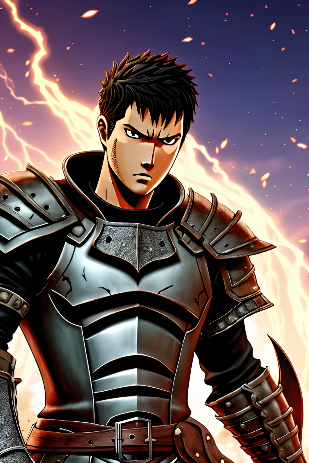 guts from berserk in his berserk armor