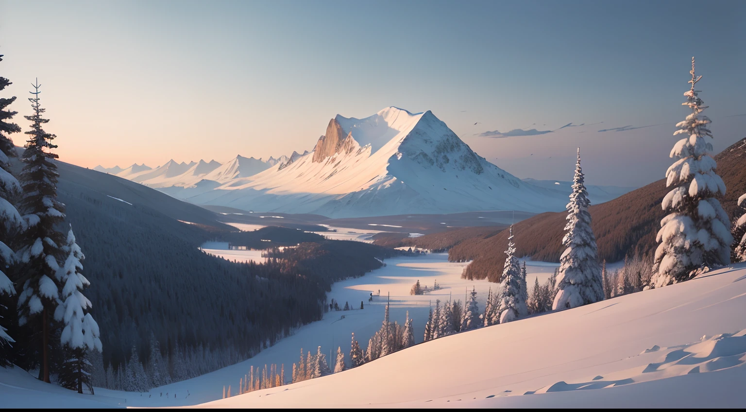 Snowy landscape