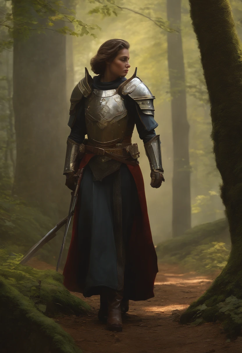 Modelshoot style, (highly detailed CG Unity 8k wallpaper), full shot body photo of the most beautiful artwork in the world, Armor cloak, Professional Majestic Oil Painting by Ed Blinke, Atey Ghailan, Studio Ghibli, by jeremy mann, Greg Manchess, Antonio Moro, trending on Artstation, trending on cgsociety, complex, highly detail, sharp focus, dramatic, photorealistic painting art by midjourney and greg rutkowski
