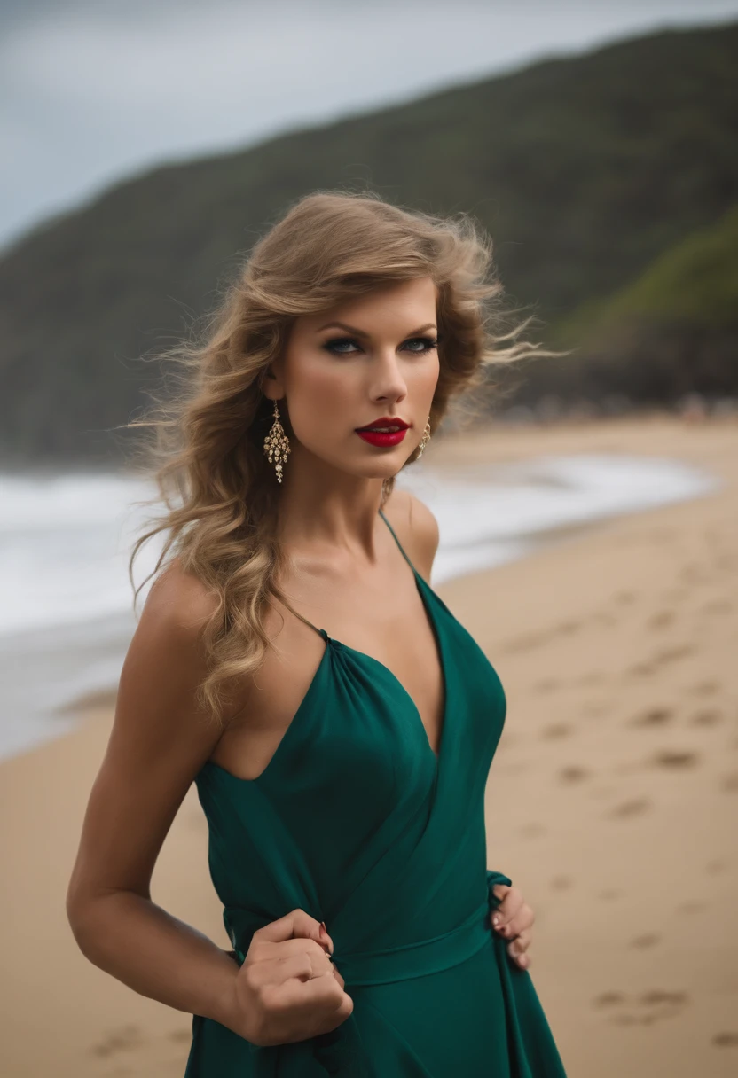 taylor swift, estilo carioca ,praia,no meio de brasileiros