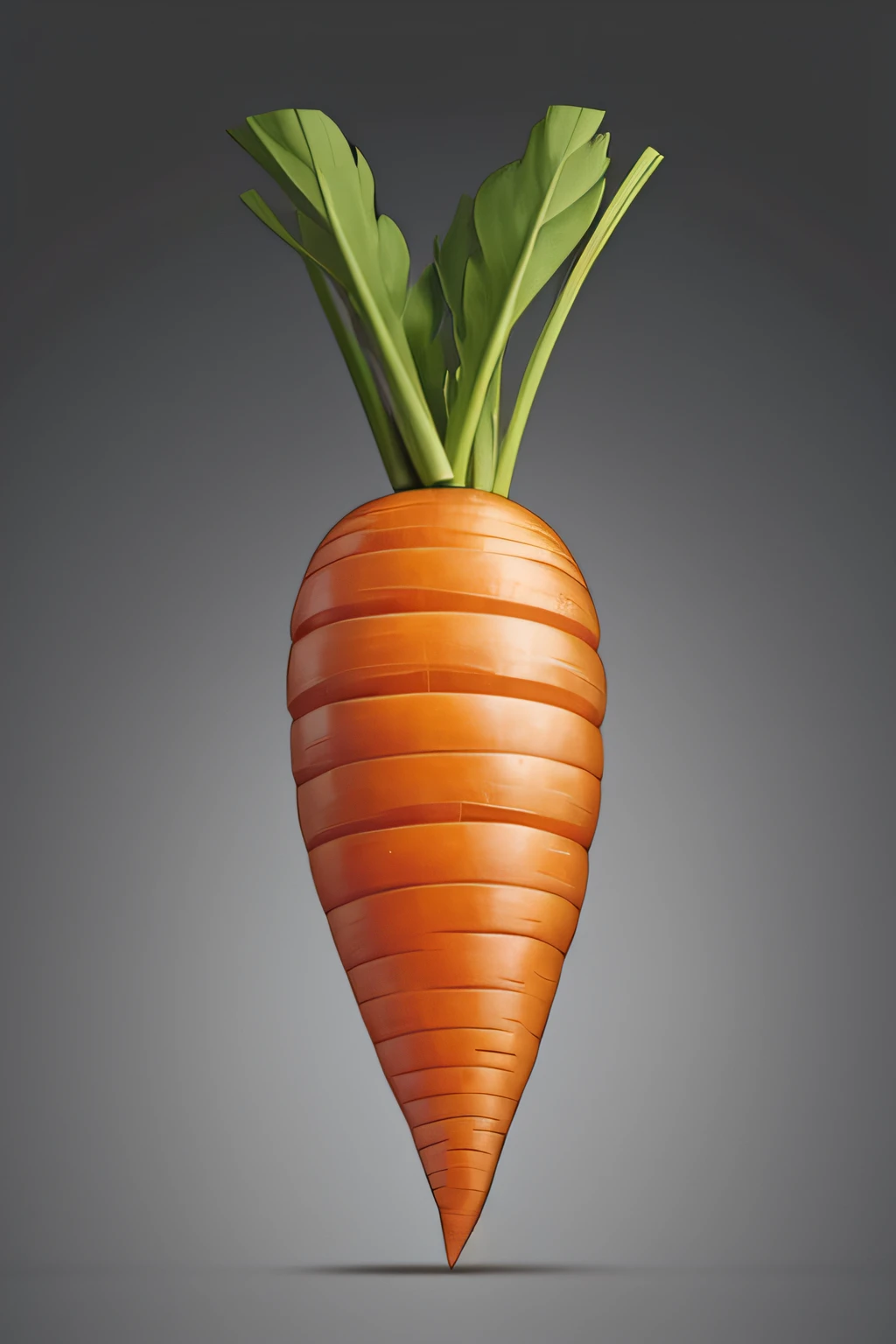 a drawing of an internal carrot with a white background