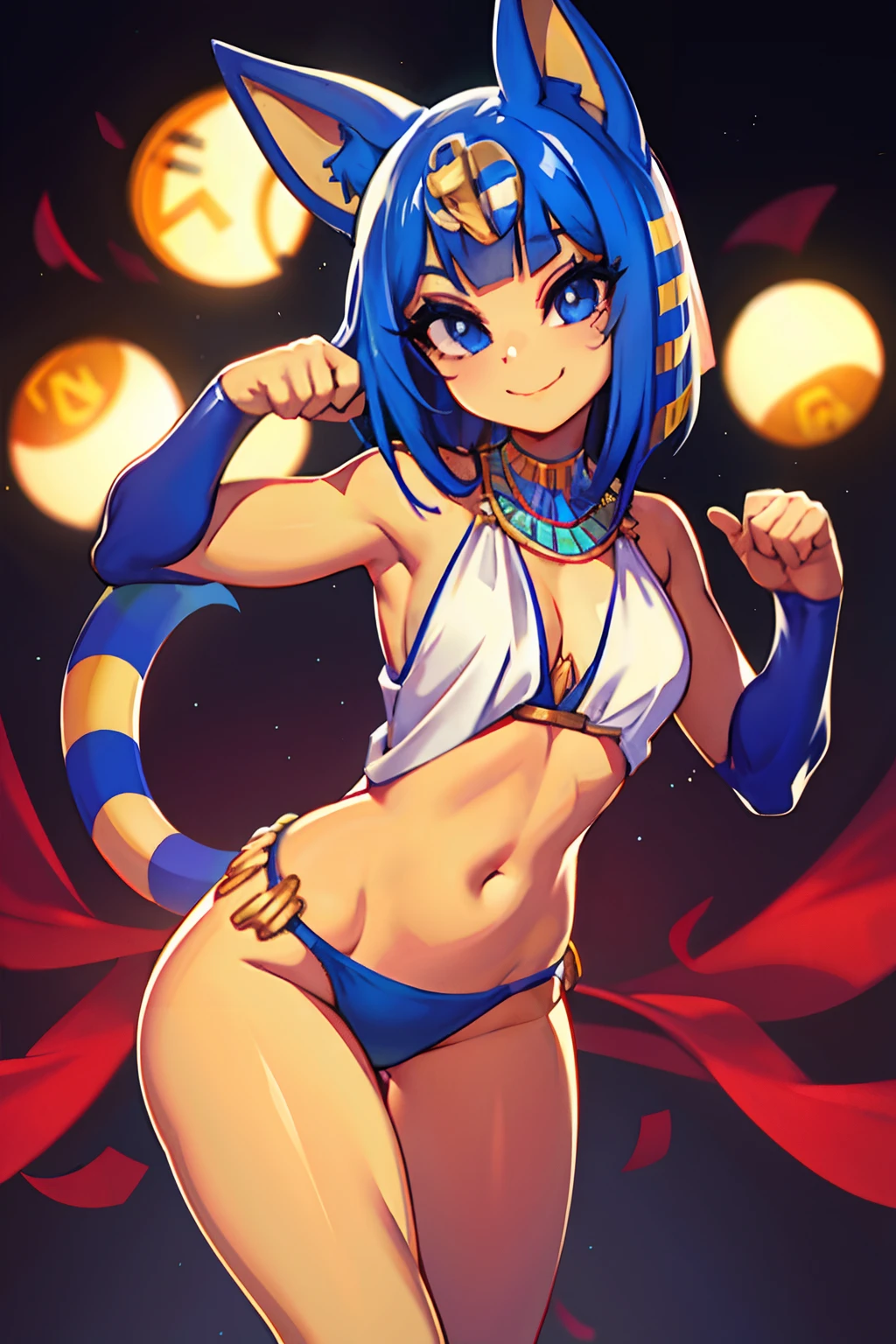 Ankha, smile, sexy