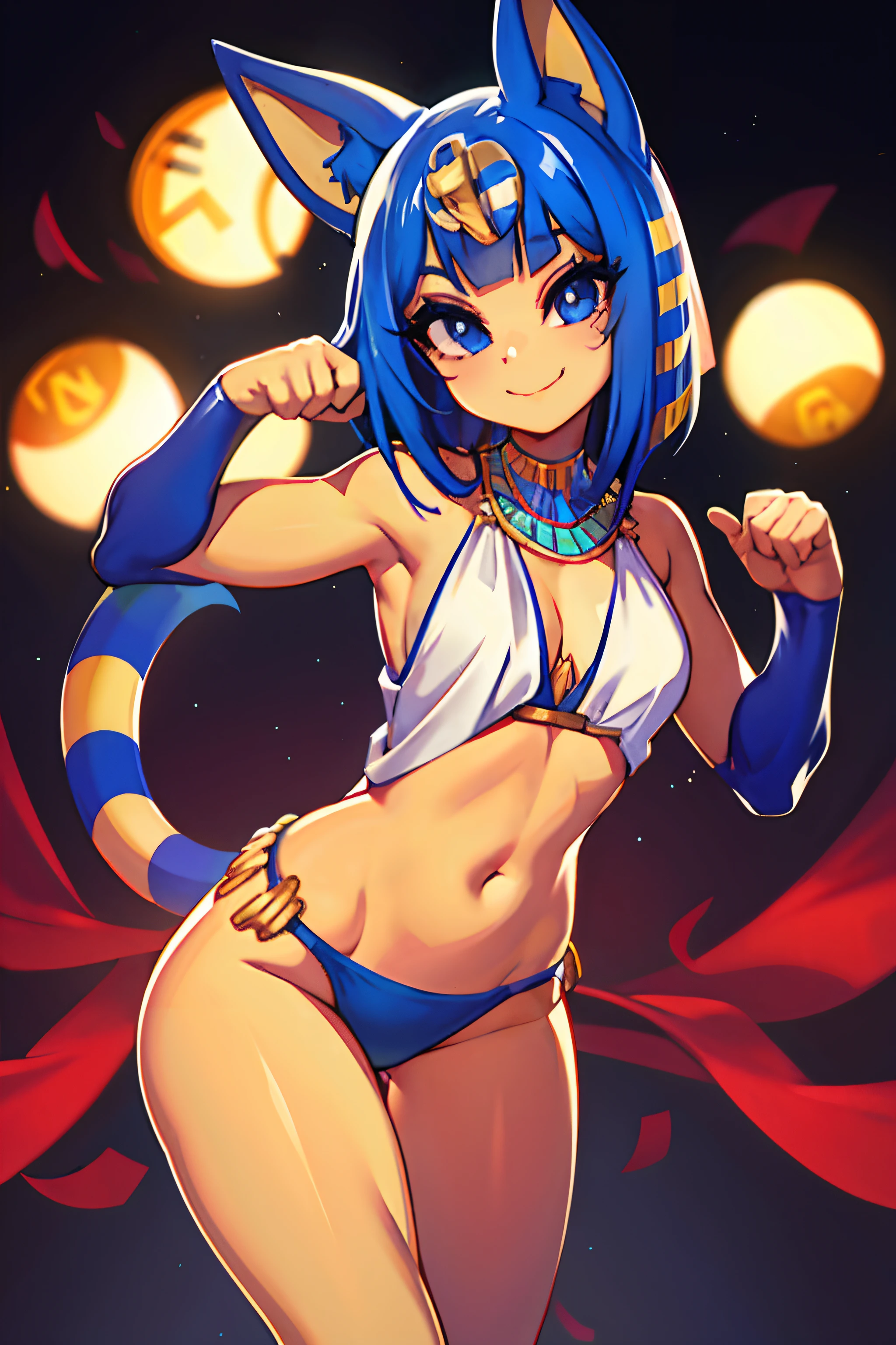 Ankha, smile, sexy