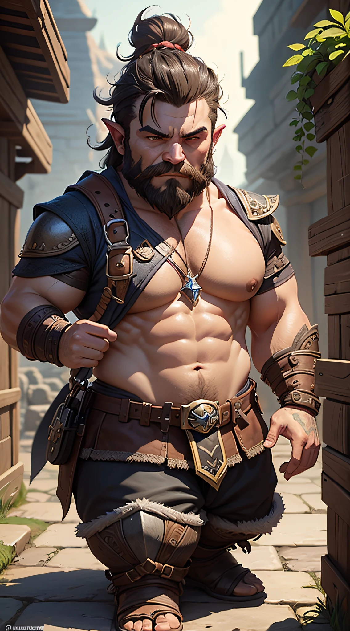 male dwarf thief dungeons and draogons style