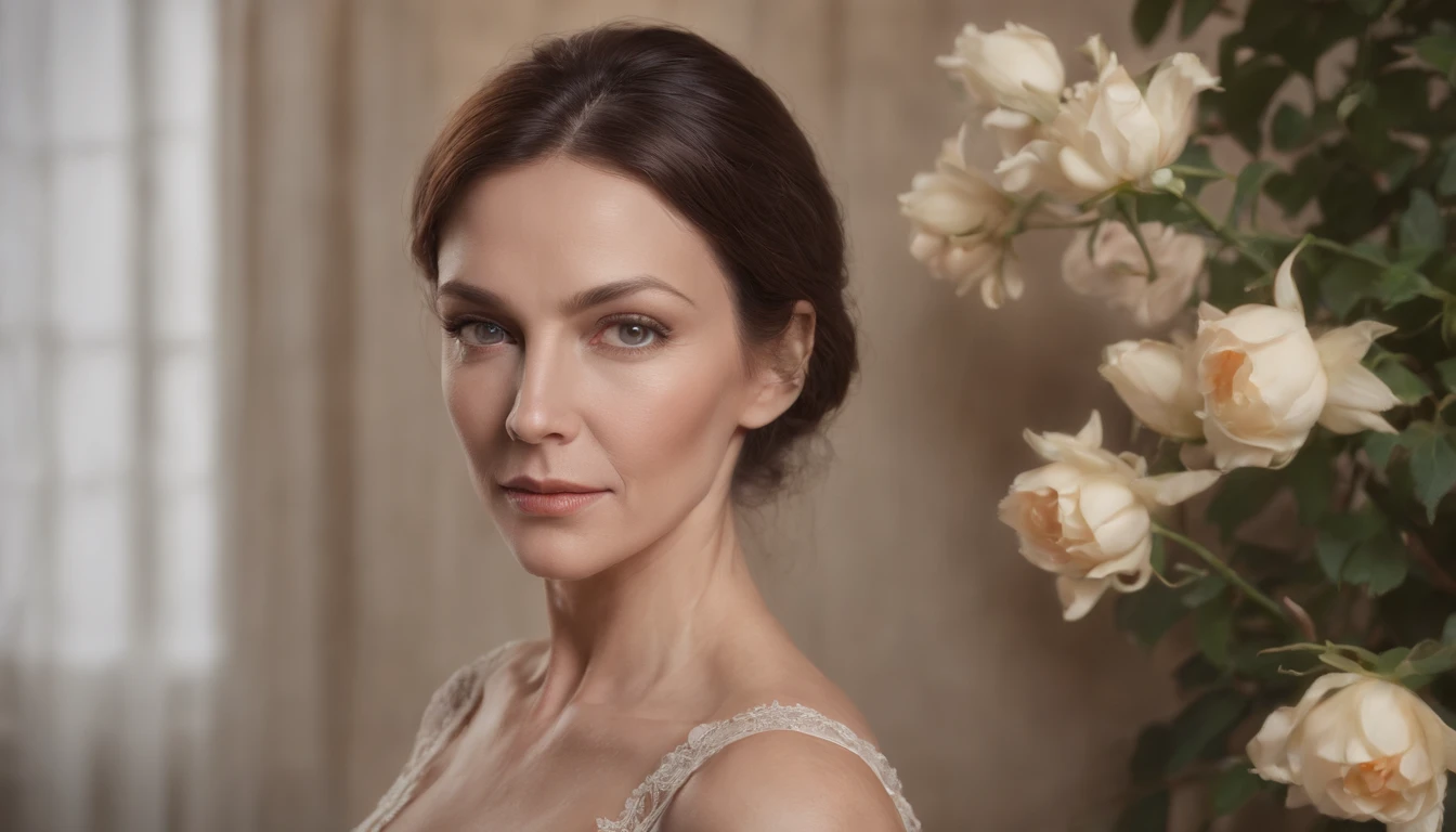 claire forlani is naked.CBD.(natural light).(Erected nipples).(Increase skin texture beauty:1.1).