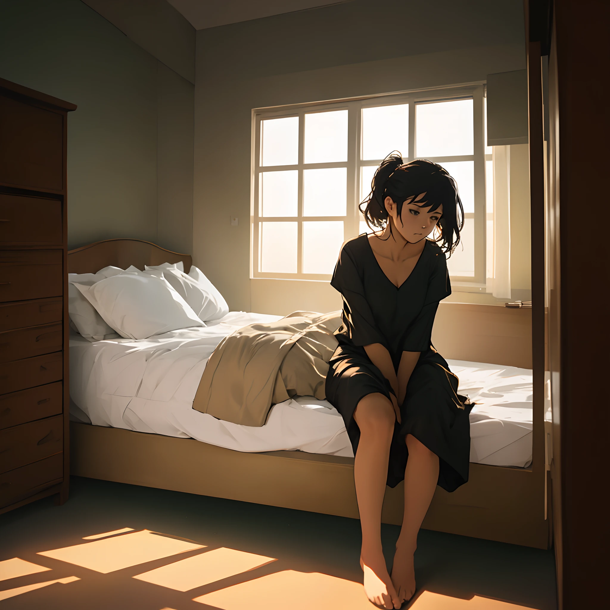 girl in room 