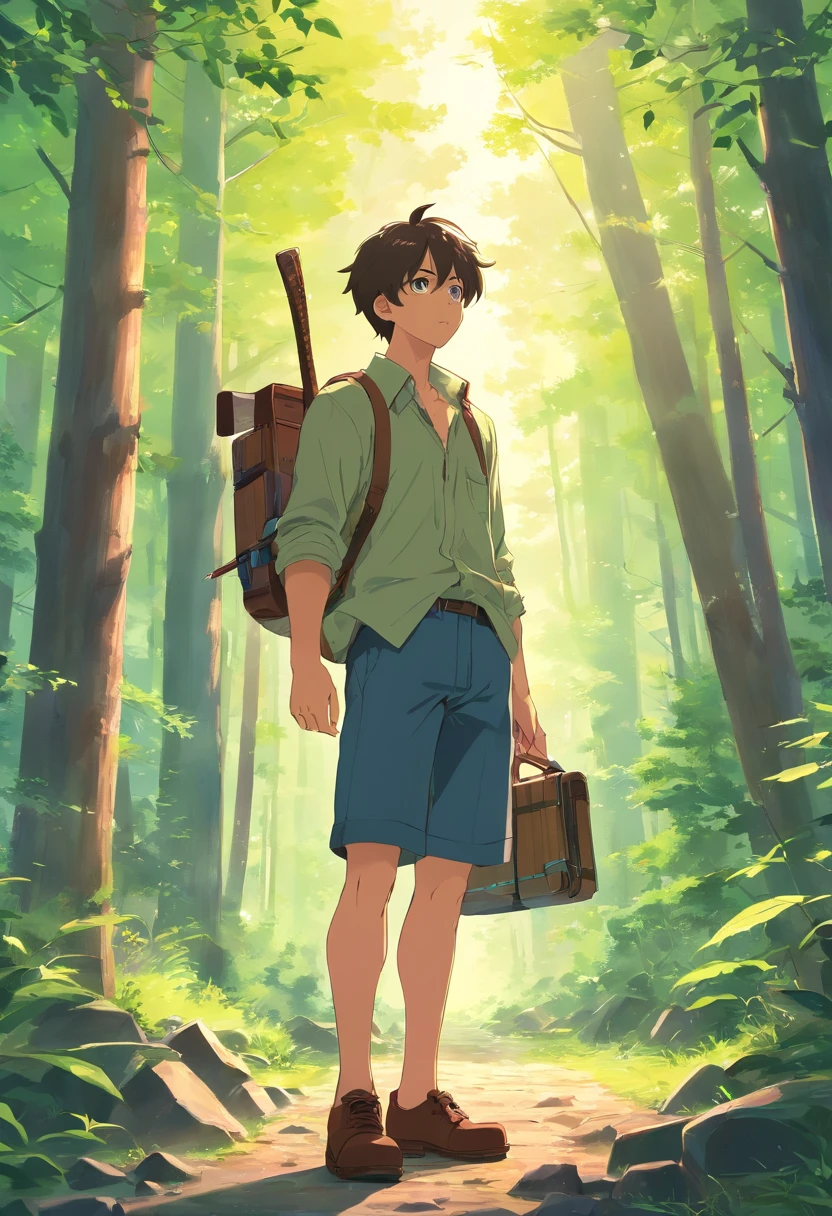 i want a charachter who is a young man in like his 20's living in 1940, he is a lumberjack make him readhead