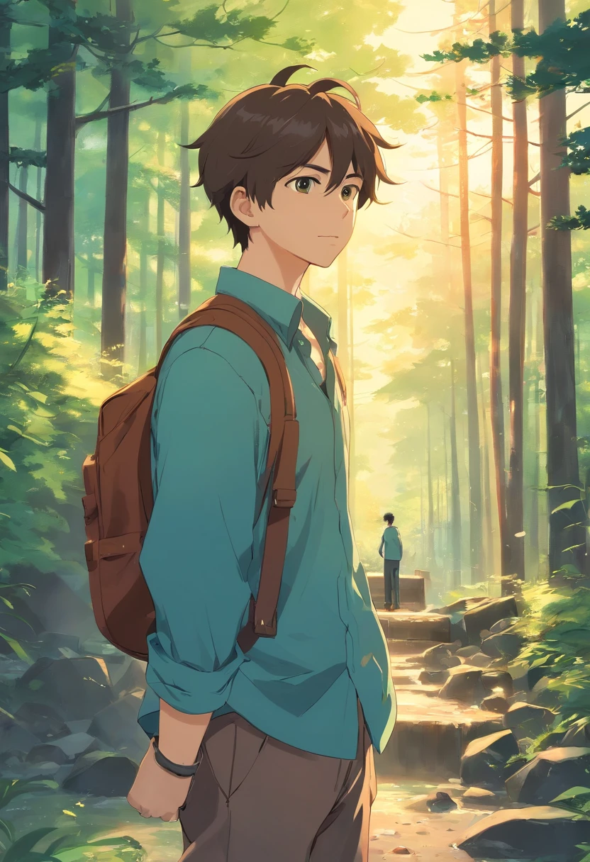 i want a charachter who is a young man in like his 20's living in 1940, he is a lumberjack make him readhead and mascullar
