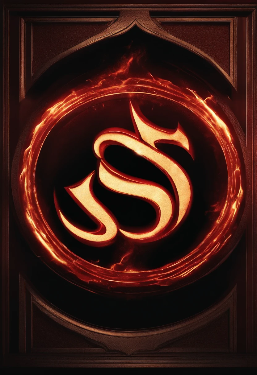 a red flaming s logo with a black shadowed background