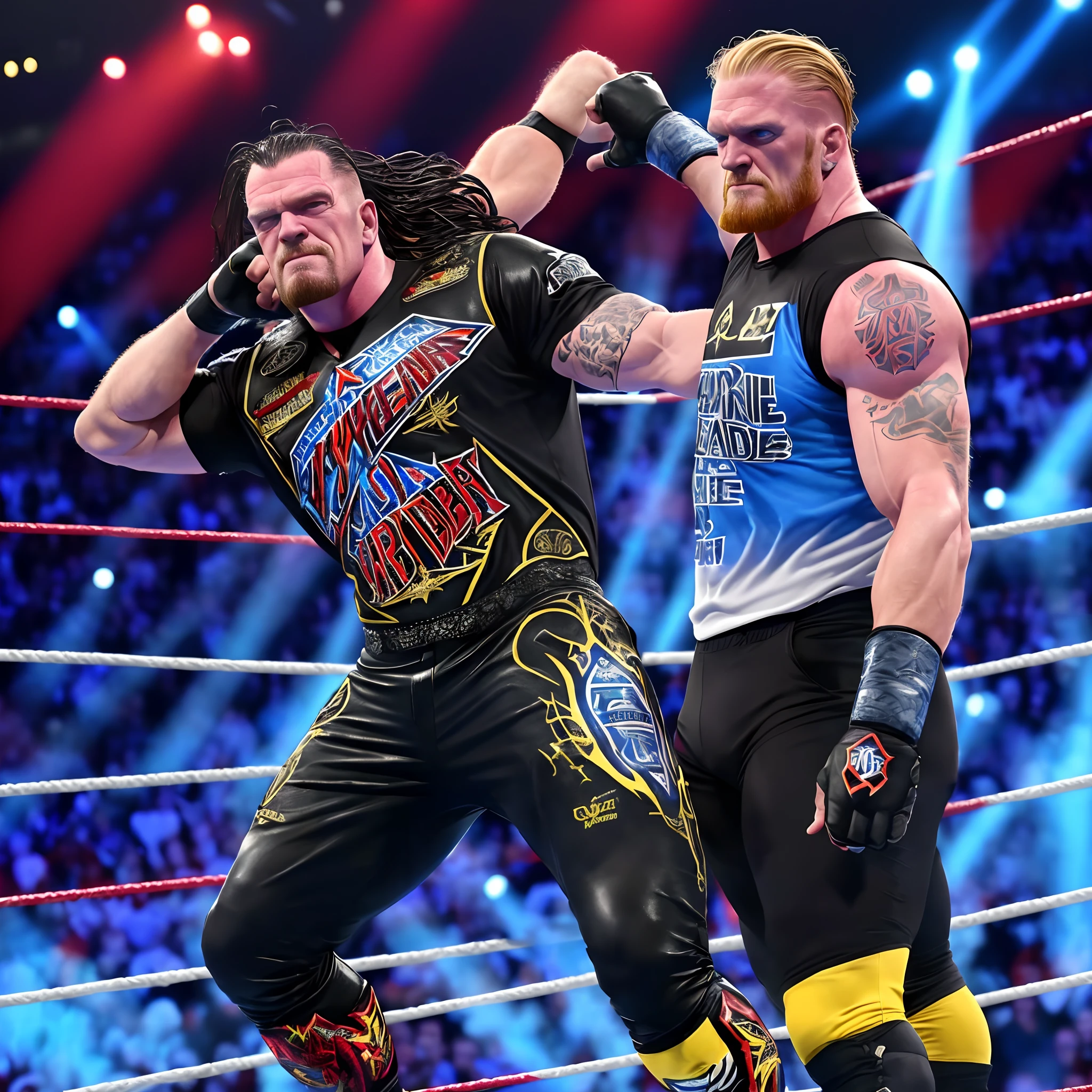 A photo of the wrestler effortlessly lifting and slamming an opponent with a powerful suplex.,WWE,John Cena, male