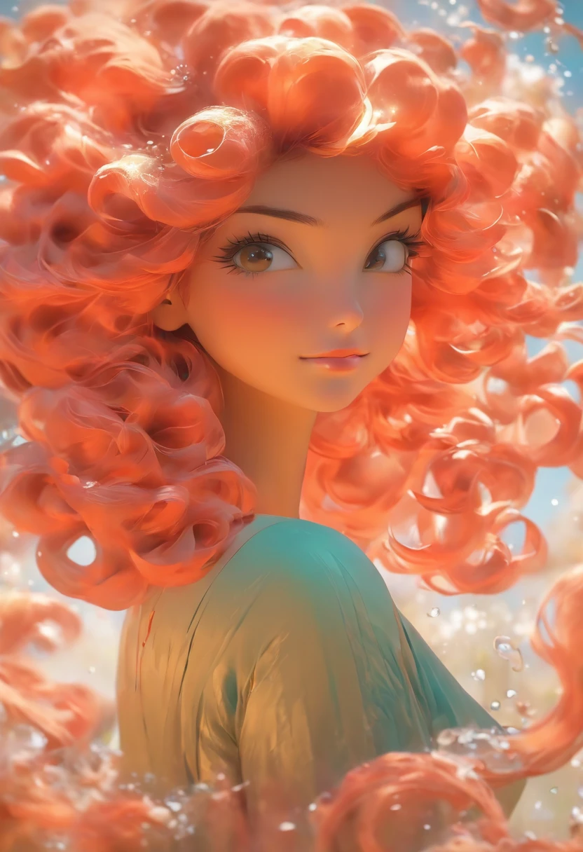 32K(tmasterpiece,K HD,hyper HD,32K)Curly,Flowing Rouge,Ponds,zydink, Farbe, People from Liaoning Province々 (Stupid girl), (Silk Scarf), battle posture, Looking at the ground, Flowing rouge curls,G, fullnude、 (Abstract ink splash:1.2), Pink lotus background,Protection of water lily flowers(realisticlying:1.4),Rouge Hair,Autumn is in full swing,The background is pure, hight resolution, detaileds, RAW photogr, Sharp Re, 「Nikon D850 Film」Jeff Fries Lee 4 Kodak Portra 400 Camera F1 Stock Photo.6 shots, Rich colors, Ultra-realistic vivid textures, Dramatic Lighting, Unreal Engine Art Station Trends, Synestil 800,Big curls,Flowing Rouge