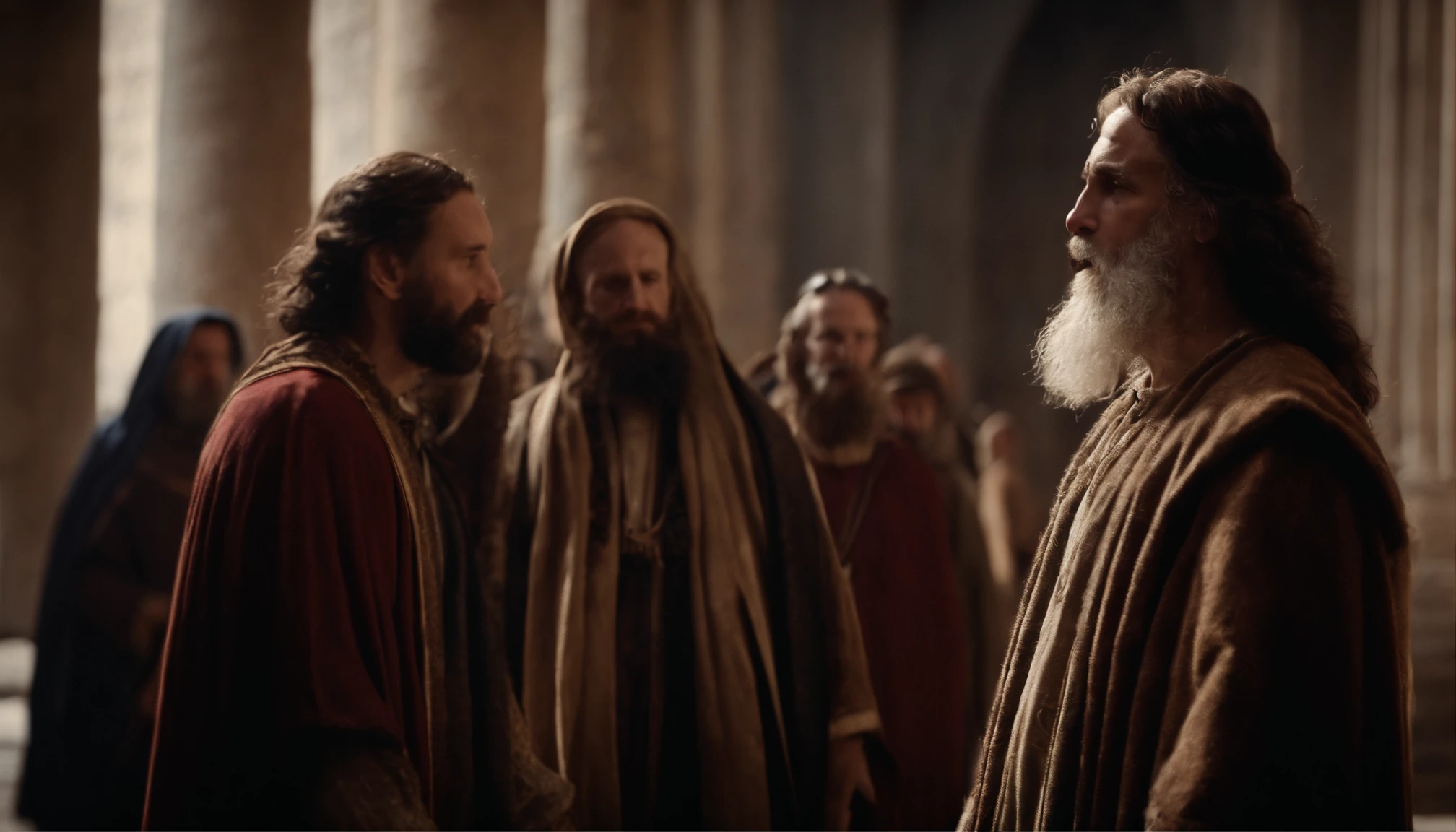 Some Pharisees Go Talk to Jesus,