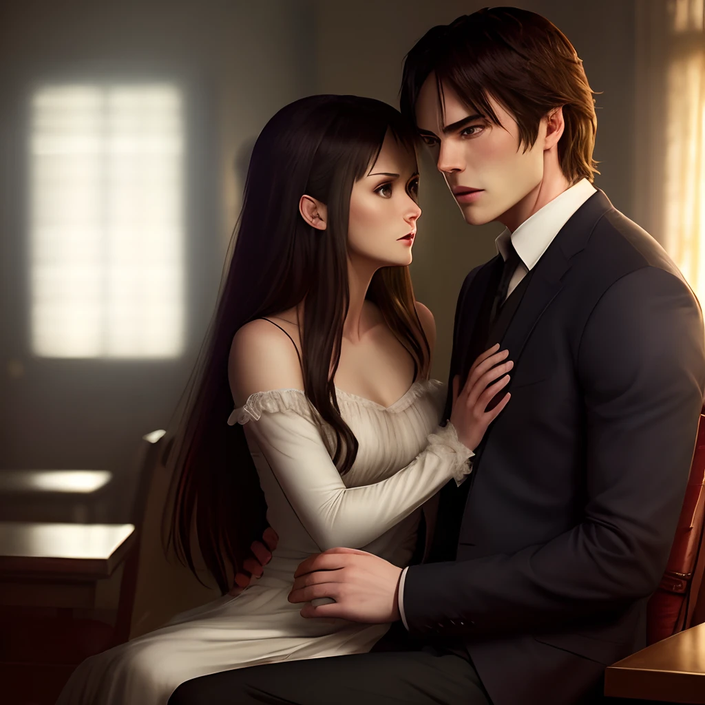 elena gilbert and damon salvatore