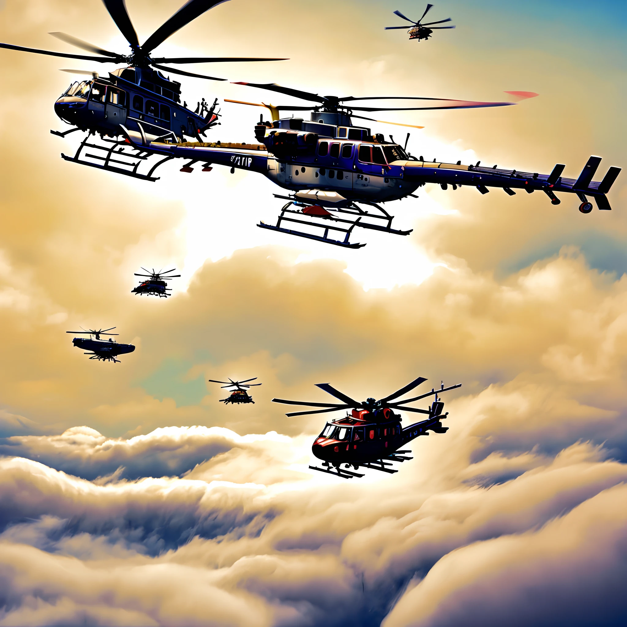 Kobe Bryant flying a helicopter
