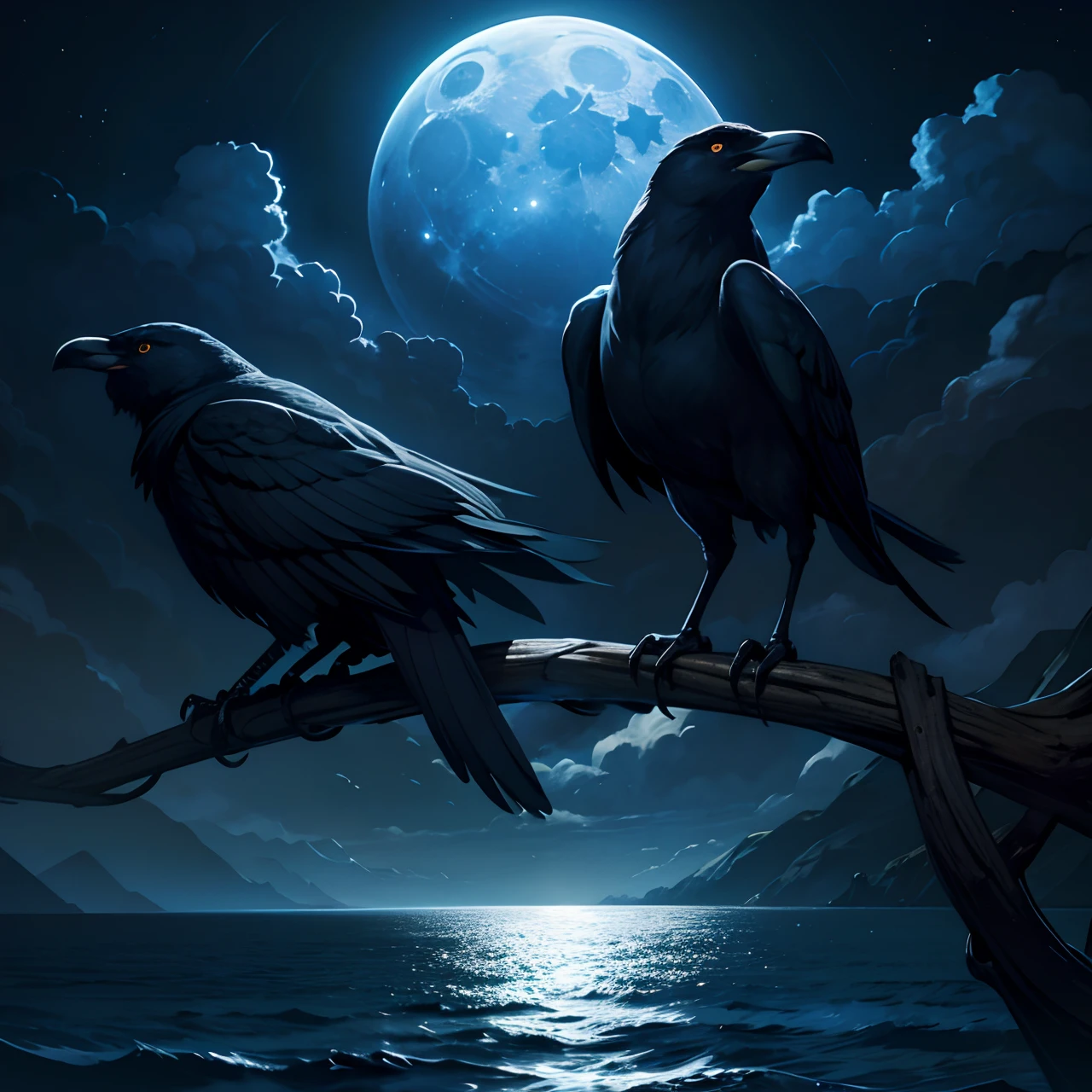 dark night sky