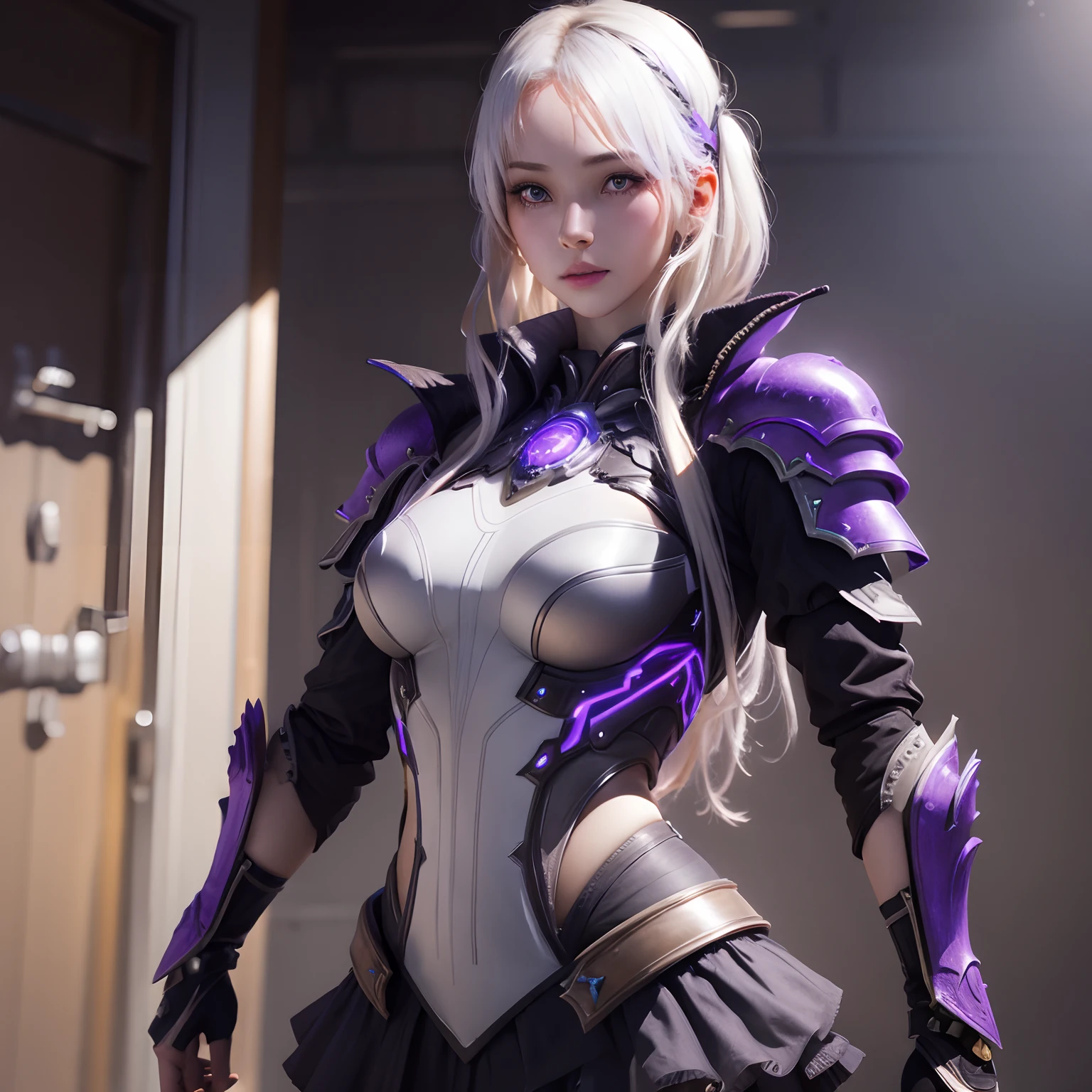 Create a realistic AI image of aespa Karina.