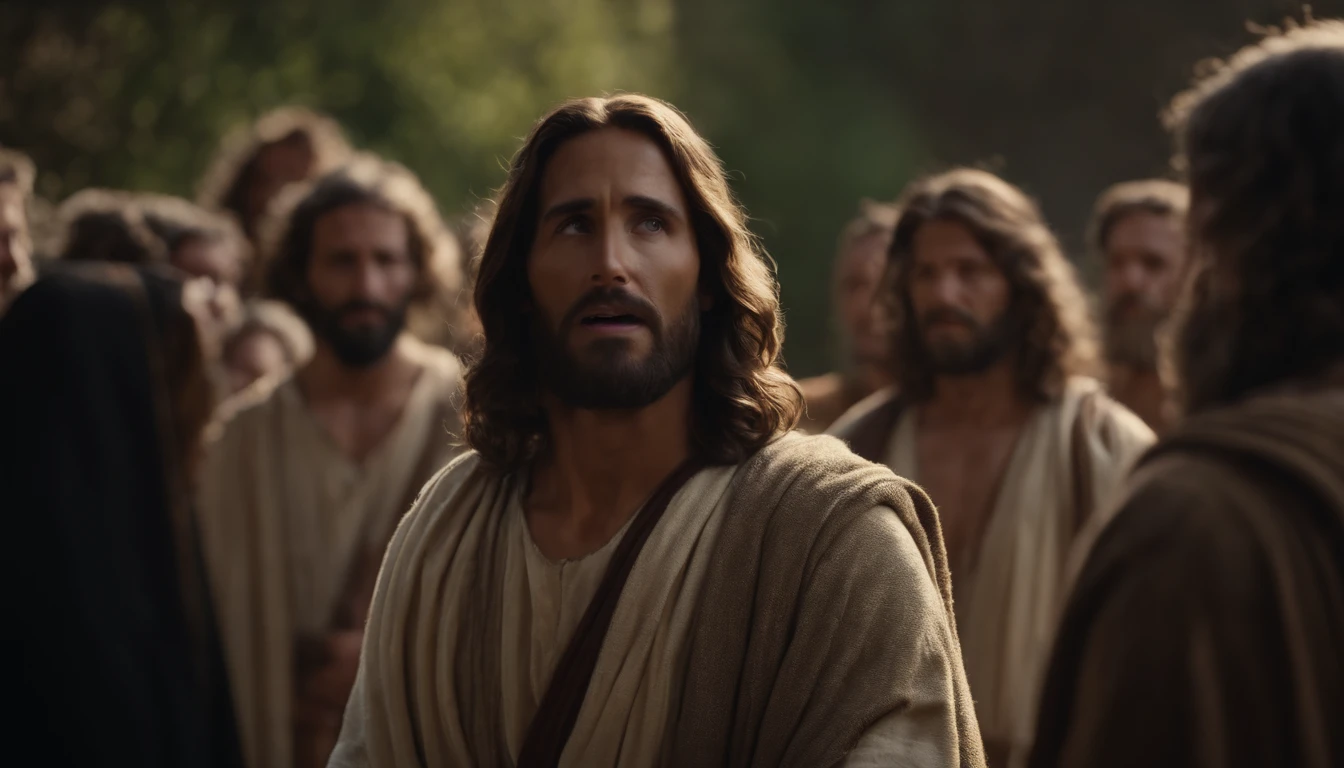 Jesus Talking to Some Disciples