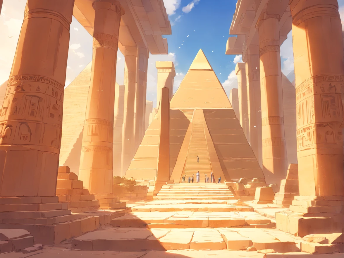 vielle pyramide delabrer de l'interrieur sable roche et tombeau egyptien