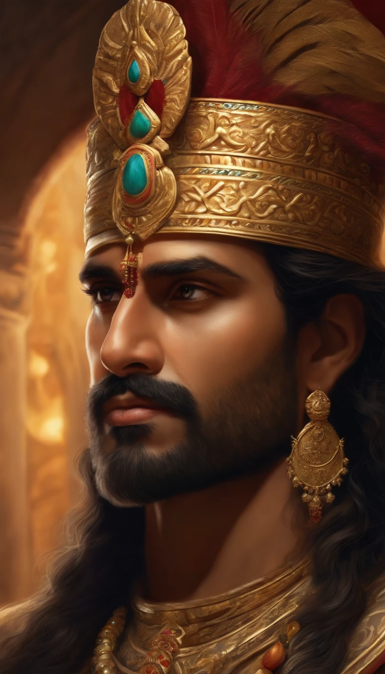 draw Sumerian soldier