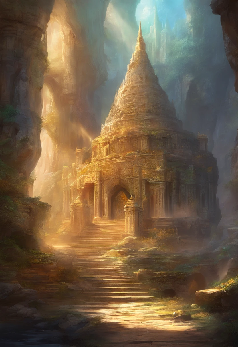 Underground temple