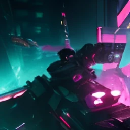 Cyberpunk background