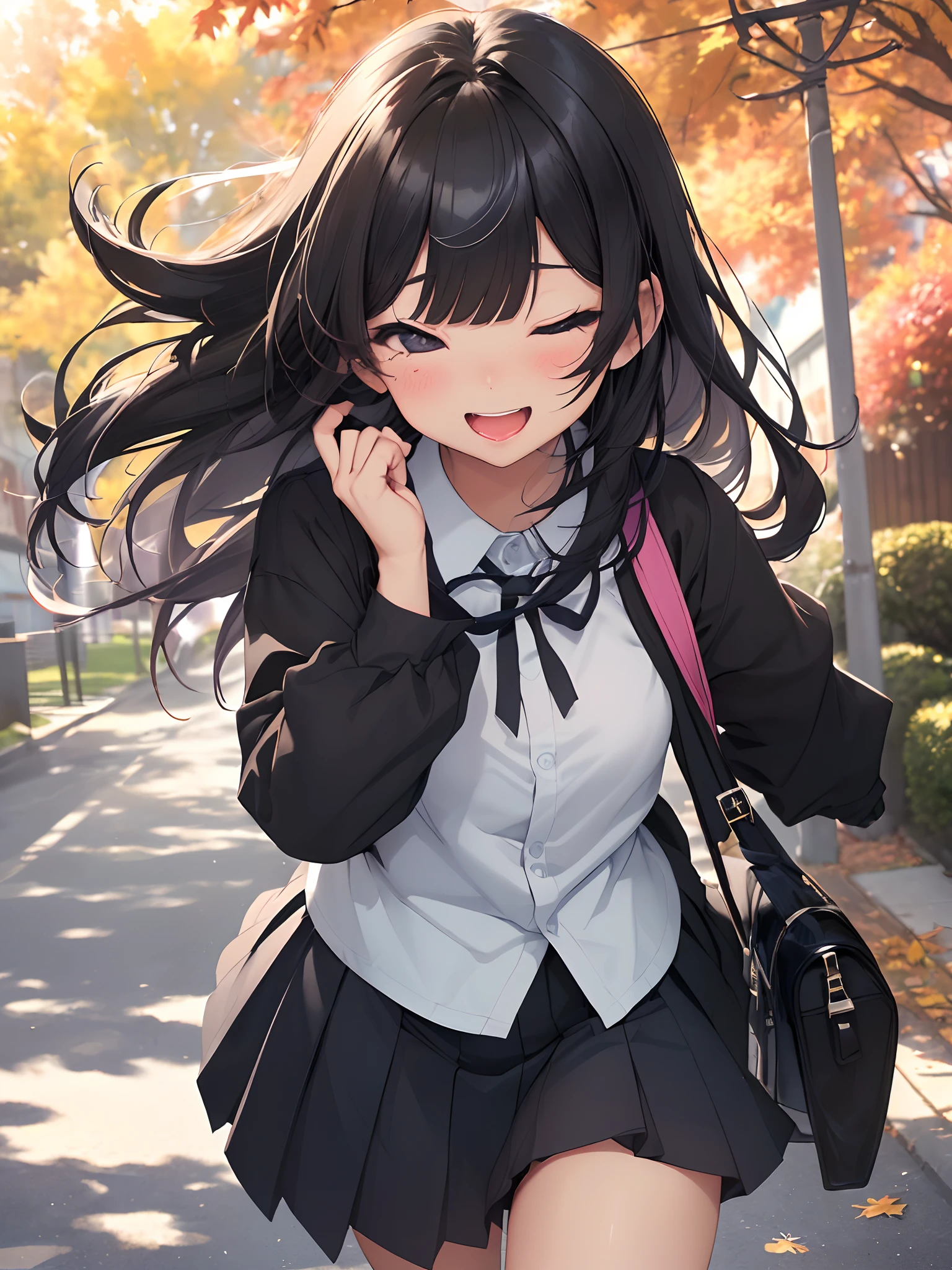 Drunken eyes、Ahegao ( Silly / Sexual ecstasy)、Ahegao、Black pleated skirt、A dark-haired、Blunt bangs、(On a bright autumn day (day:1.0), Under the clear blue sky (skyporn:1.0), Ahegao ( Silly / Sexual ecstasy)、Cross-eyed、Stranger、View other people、Blunt bangs、 over-kneehighs,Ahegao , Skew
break
High school girl walking with hair fluttering in the wind (hair:1.0). The edges of the image are softened, Young in the scene々Capture the vibrant essence.
break
Her smile, Render with soft focus, illuminating the surroundings (Smile:1.0) 、
break
Each stride she takes is full of energy (stride:1.0), And her light laughter echoes in the air (laught:1.7), Fully encapsulated with soft focus technology.
break
The background is a little blurry, Highlight her in this spring scene.
:1.2)、