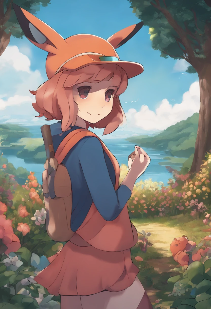 personagem de anime em 2d estilo pokemom digimom