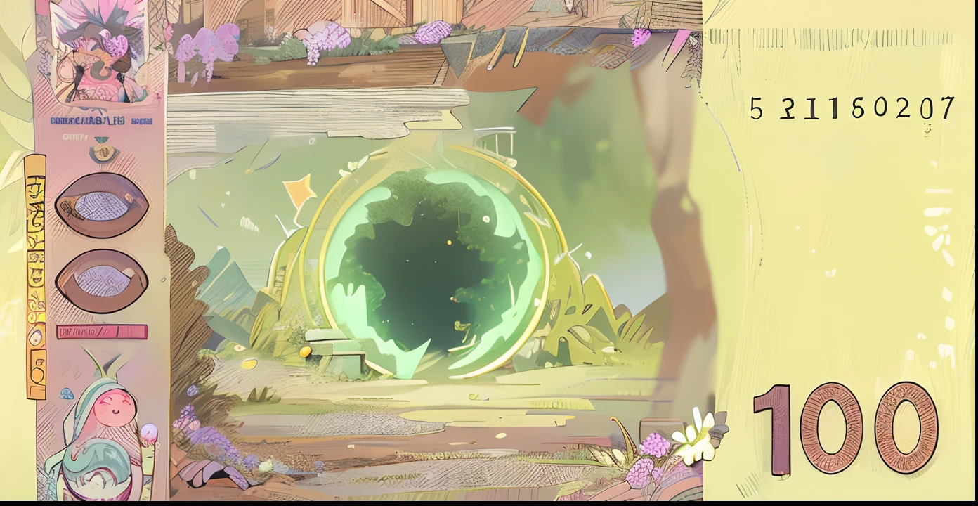 (masterpiece, best quality), landscape, stars, comets, no people,  SoraDigi, spring, huge circle gate