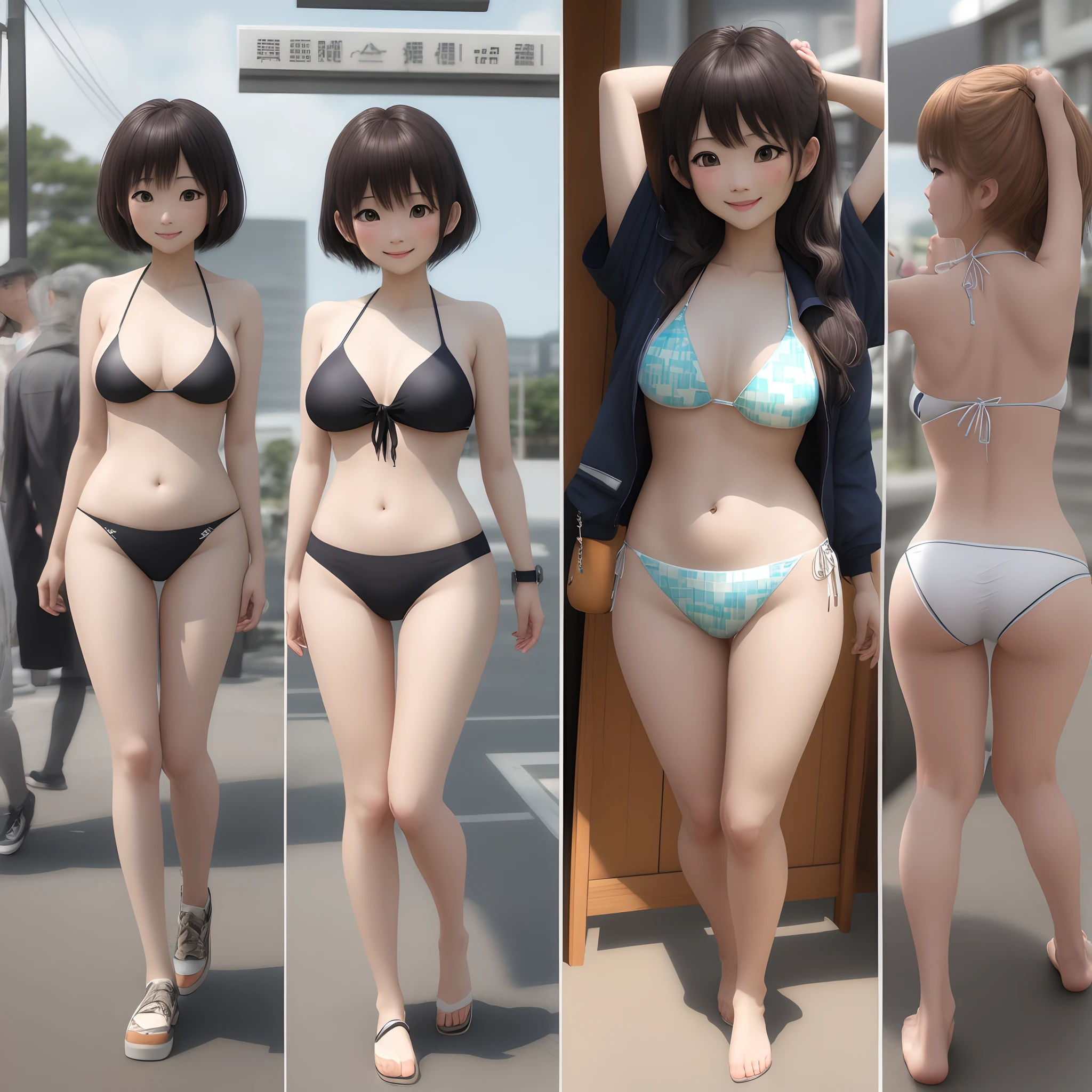 highleg、Streaks、3d、Bangs Patsun、The bikini