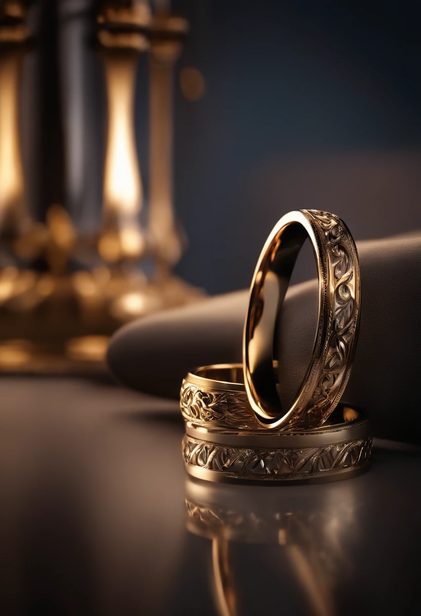 Metal rings,Stylish and simple,tmasterpiece,8K high-definition,Details
