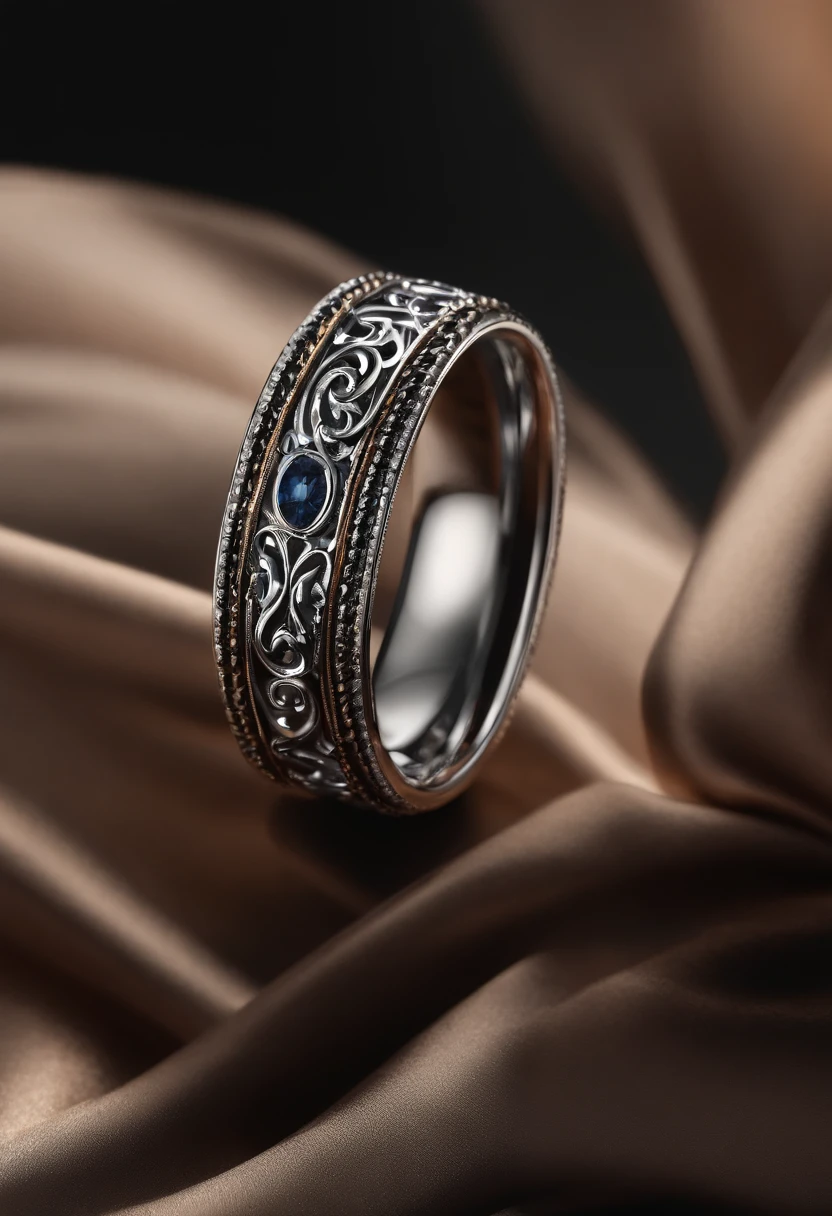 Metal rings,Stylish and simple,tmasterpiece,8K high-definition,Details