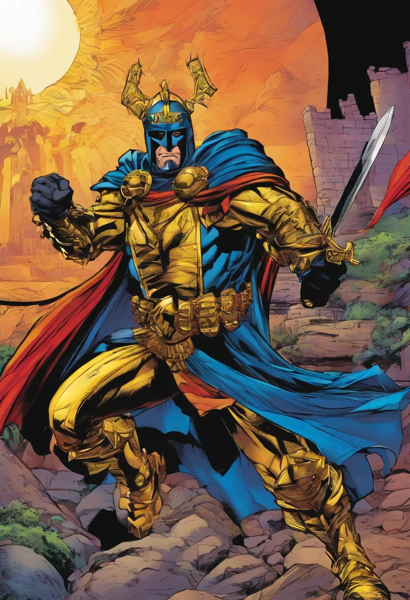 Marvel Comics Black Knight, Eternals Marvel, Dane Withman, Comic Art Card Style 90's, Style Art Comic 90's, Marvel 1991, Art 1991 Comics style.