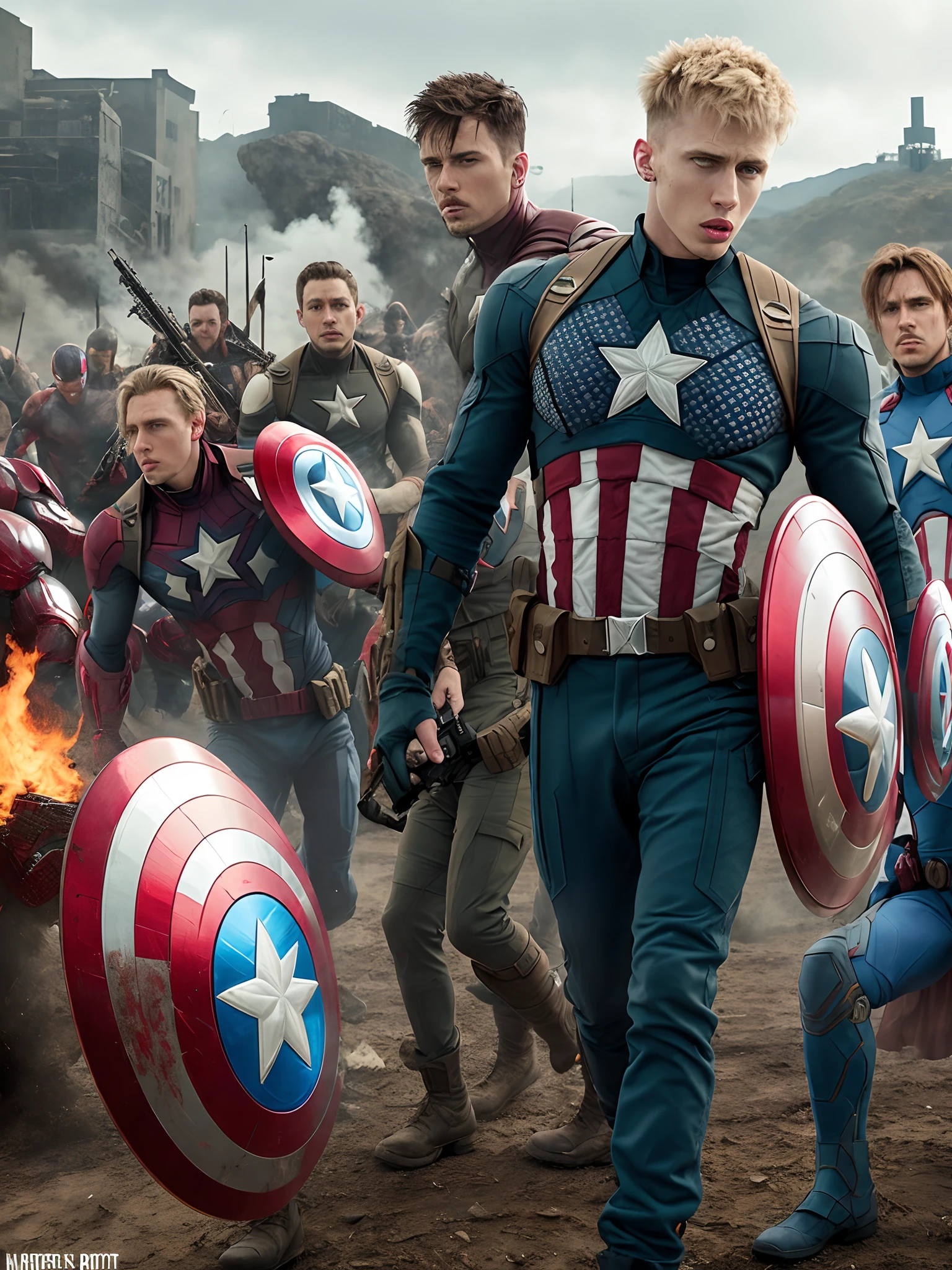 4k, Captain America.