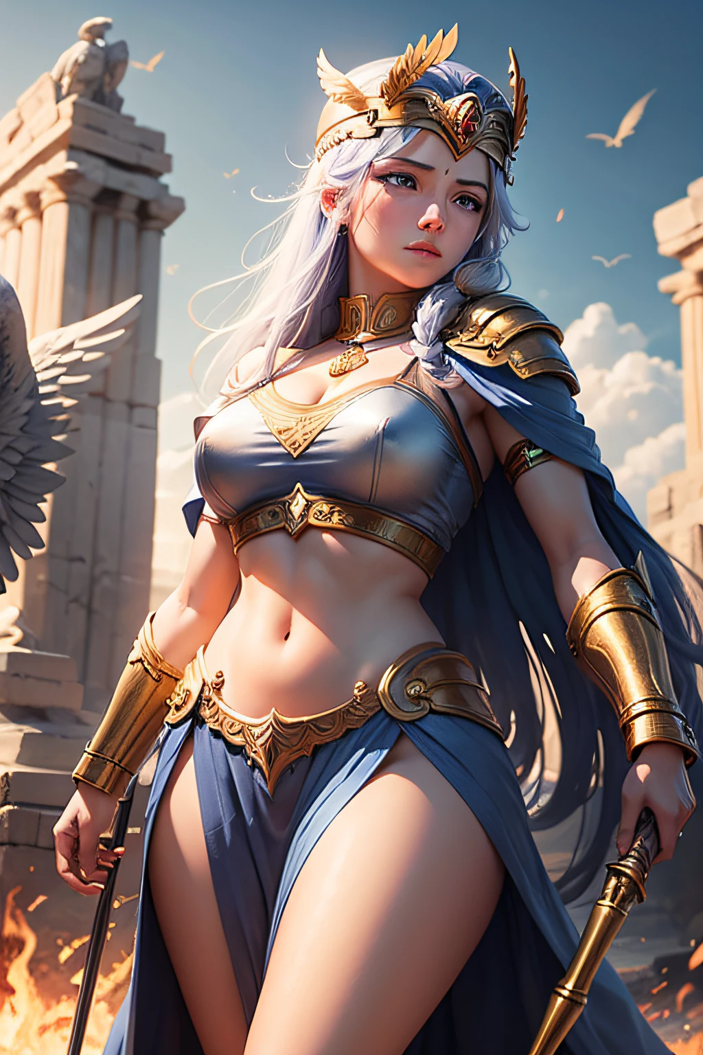 athena goddess of war