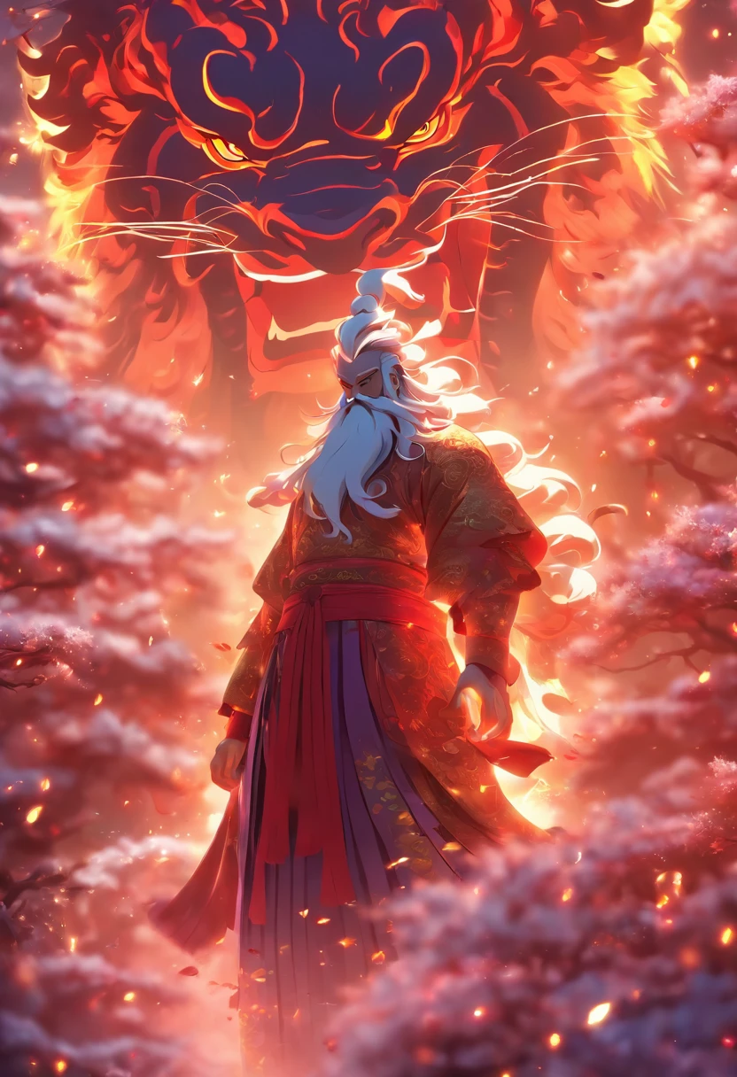 (((PANGU))) best quality, ultra-high resolution, 4K detailed CG, masterpiece, Tall Man,Chinese clothing, Chinese mythology, ((Giant)), aesthetic, screen-centric