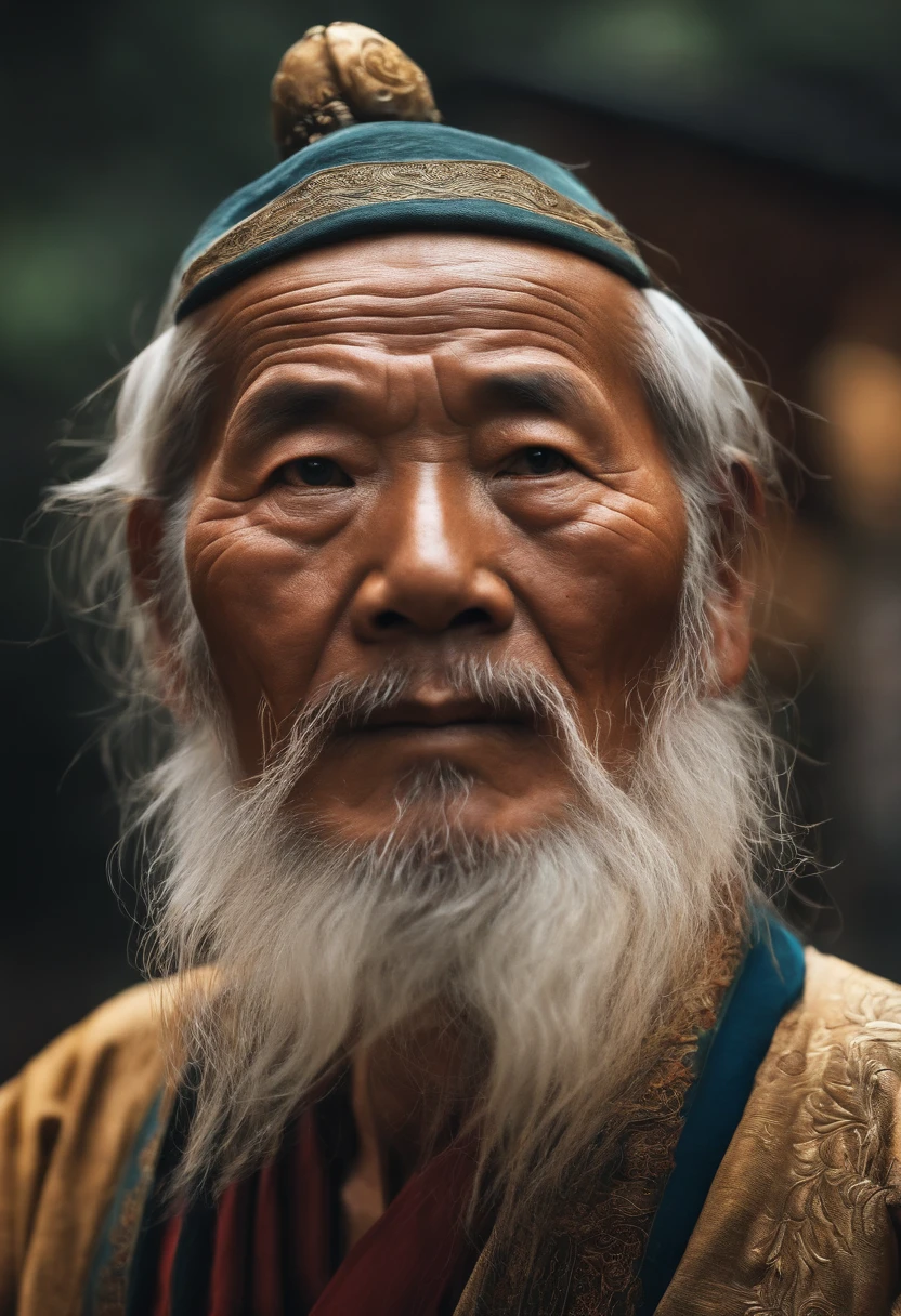 Make an old Chinese man, But sweating causes sweating..