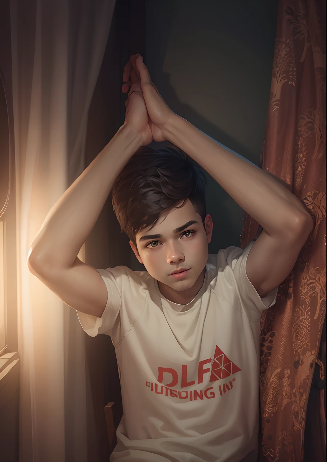Boy can make a few cartoon photo and realistic and 4K HD high quality