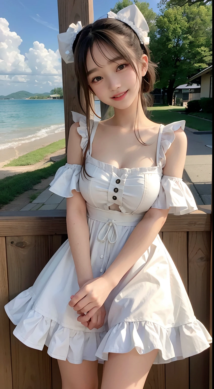 ((18 year old Japanese girl, 1 person)), (((Gothic Lolita Fashion:1.3)),(((Lace off-the-shoulder dress))),(((Outfit with intricate lace detailing))),(Emphasize large breasts:1.3),(European castle background:1.3),(Flowerbed with colorful flowers blooming in the garden),(squat:1.3),(The contrast of light and shadow makes the subject appear three-dimensional),Pretty and beautiful girl,Cute round face,Cute Smile,Blushing,Red lips,(Silvery white hair,Floral knit headband,Half Up、Floral braided space buns,Voluminous fishtail braid,Twisted pan,),(The bangs are see-through),hairpin,hair ornaments,Detailed clothing features,Detailed hair features,Detailed facial features,(Dynamic Angle),BREAK ceremony,((Random sexy poses、put in、Deep pleasure, Ecstatic eyes:1.2)), ((I gasp hard:1.2))、Ecstatic face、?????? expression, Through clenched teeth、My whole body is convulsing、Official Art,Highly detailed CG Unity 8k wallpaper, (masterpiece:1.0),(highest quality:1.0), photo shoot, 8k, Browsing Caution, High resolution, Kodak Portrait 400, Film Grain, Lens flare brilliance,Very low camera angle, View your audience