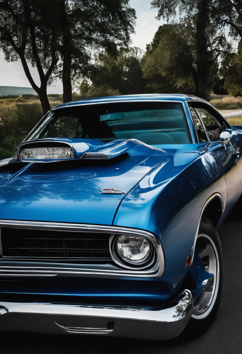 Dodge chrager blue