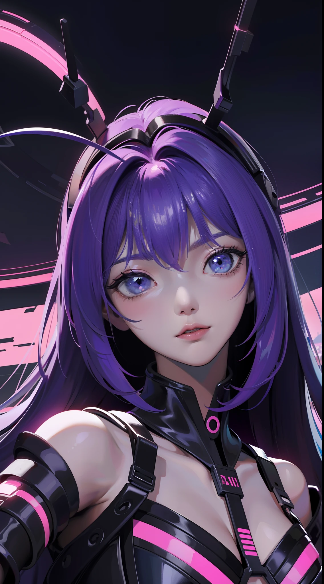 (masterpiece, top quality, best quality, official art, beautiful and aesthetic:1.2), (1girl:1.3), extreme detailed,colorful,highest detailed, glitch art, (digital distortion), pixelated fragments, data corruption,colorful noise, visual chaos,contemporary aesthetics